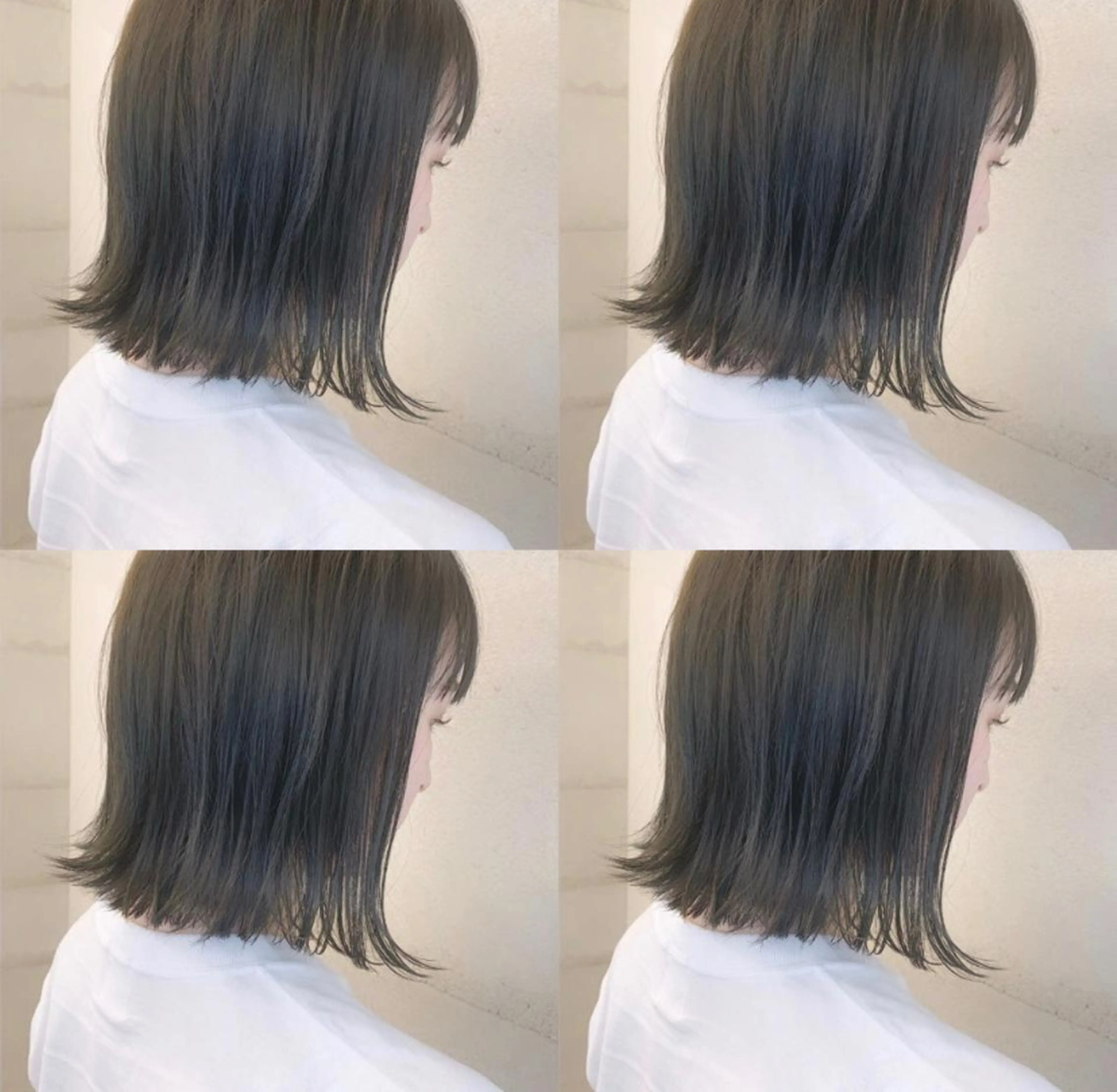 ショート カラー 透明感/オリーブ/ グレージュ/YUKAのヘアスタイル