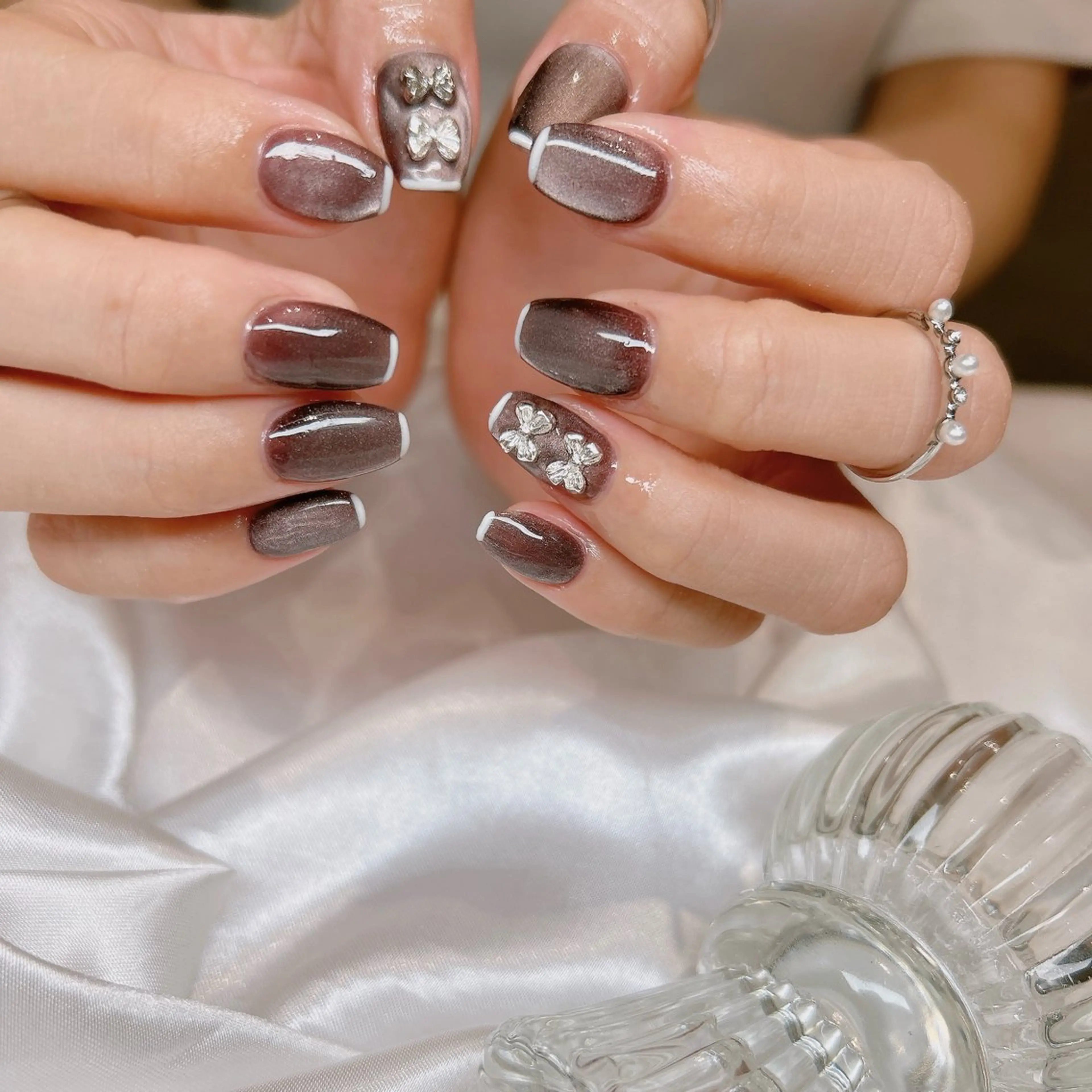 ネイル ハンドネイル junna のぞいてねのネイルデザイン