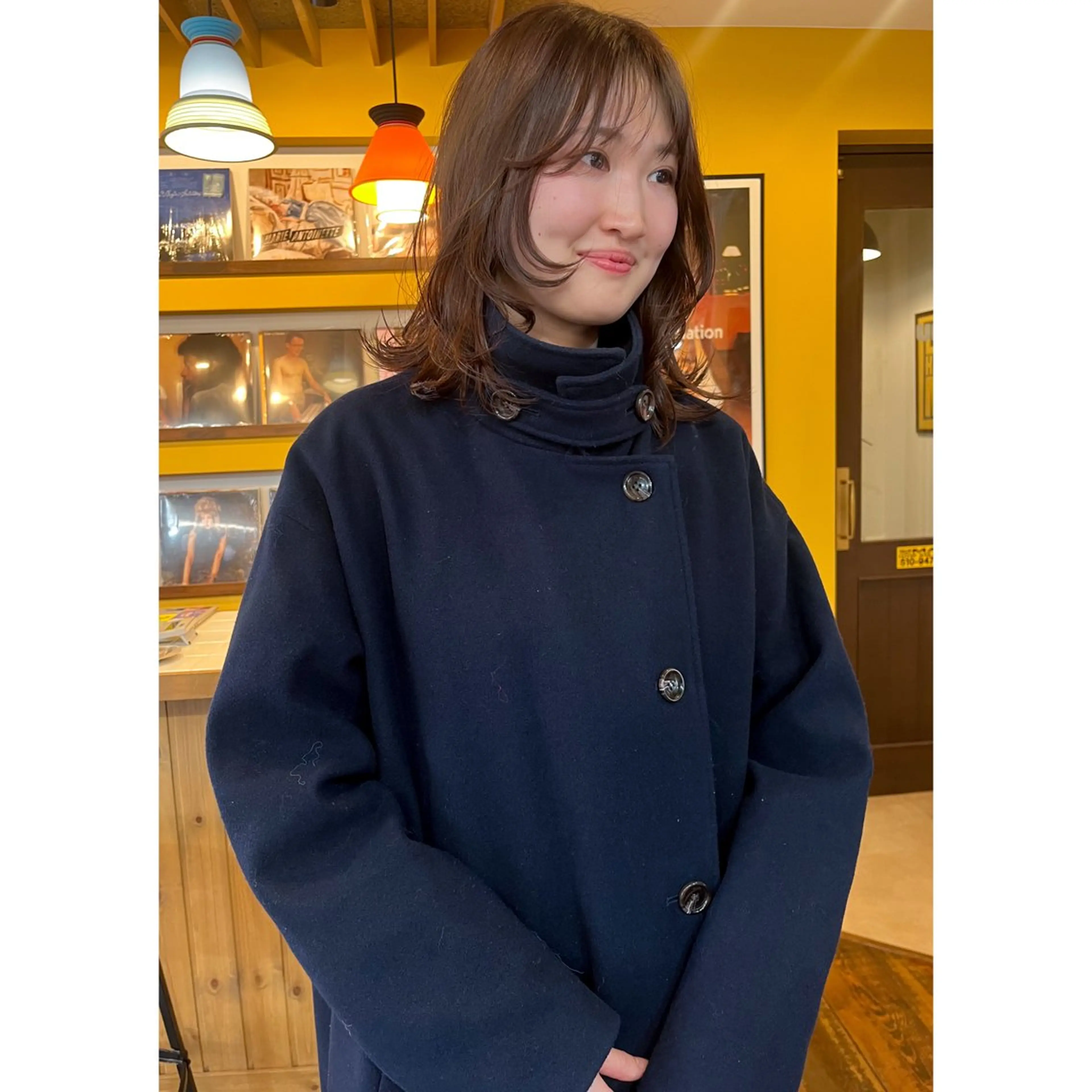 ミディアム レイヤーカット カット ヘアカラー NIU hairsalon所属・【NIU】 wakakoのヘアスタイル