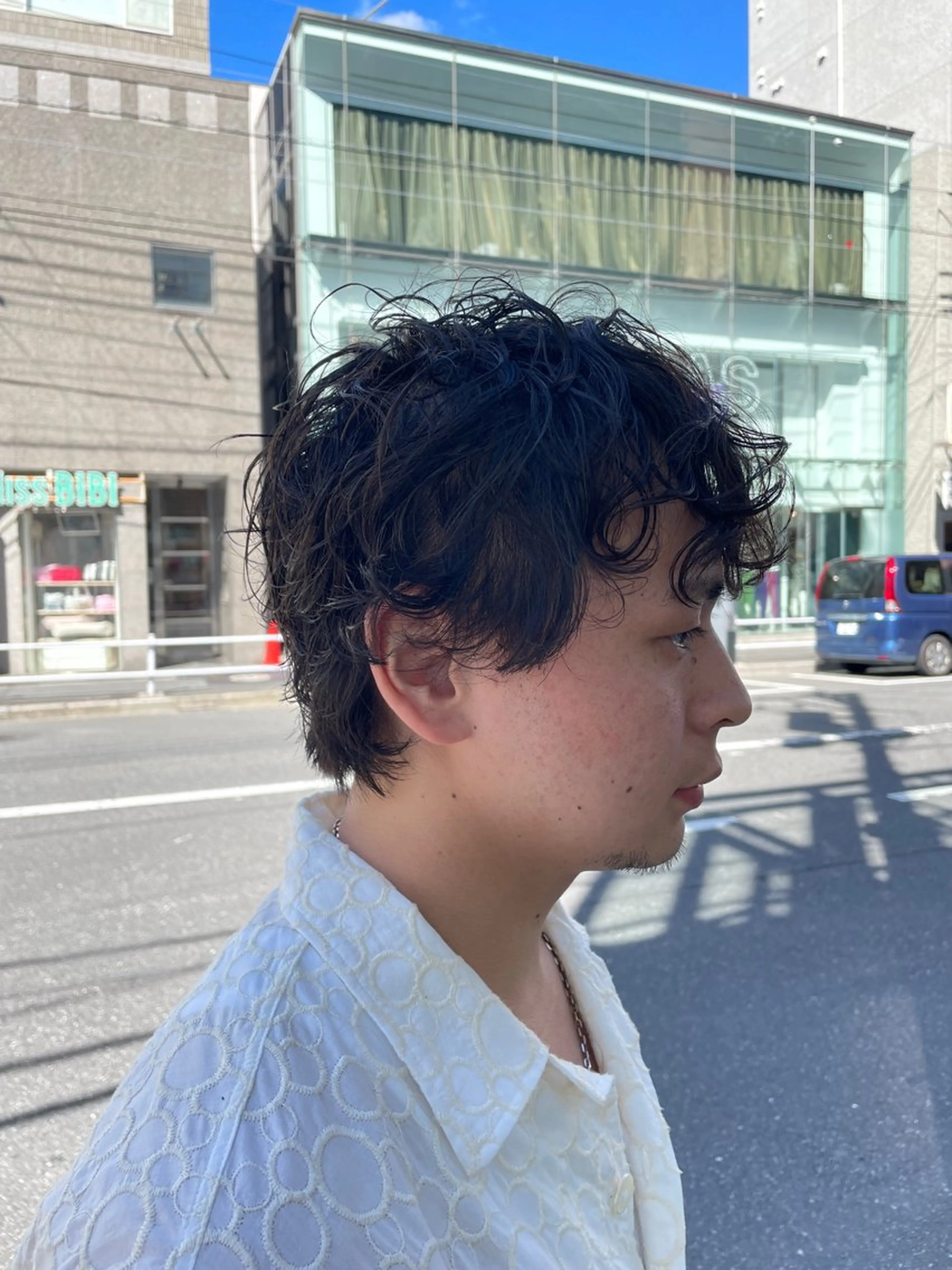 ショート パーマ メンズ カット 吉田一輝 外国人パーマのヘアスタイル