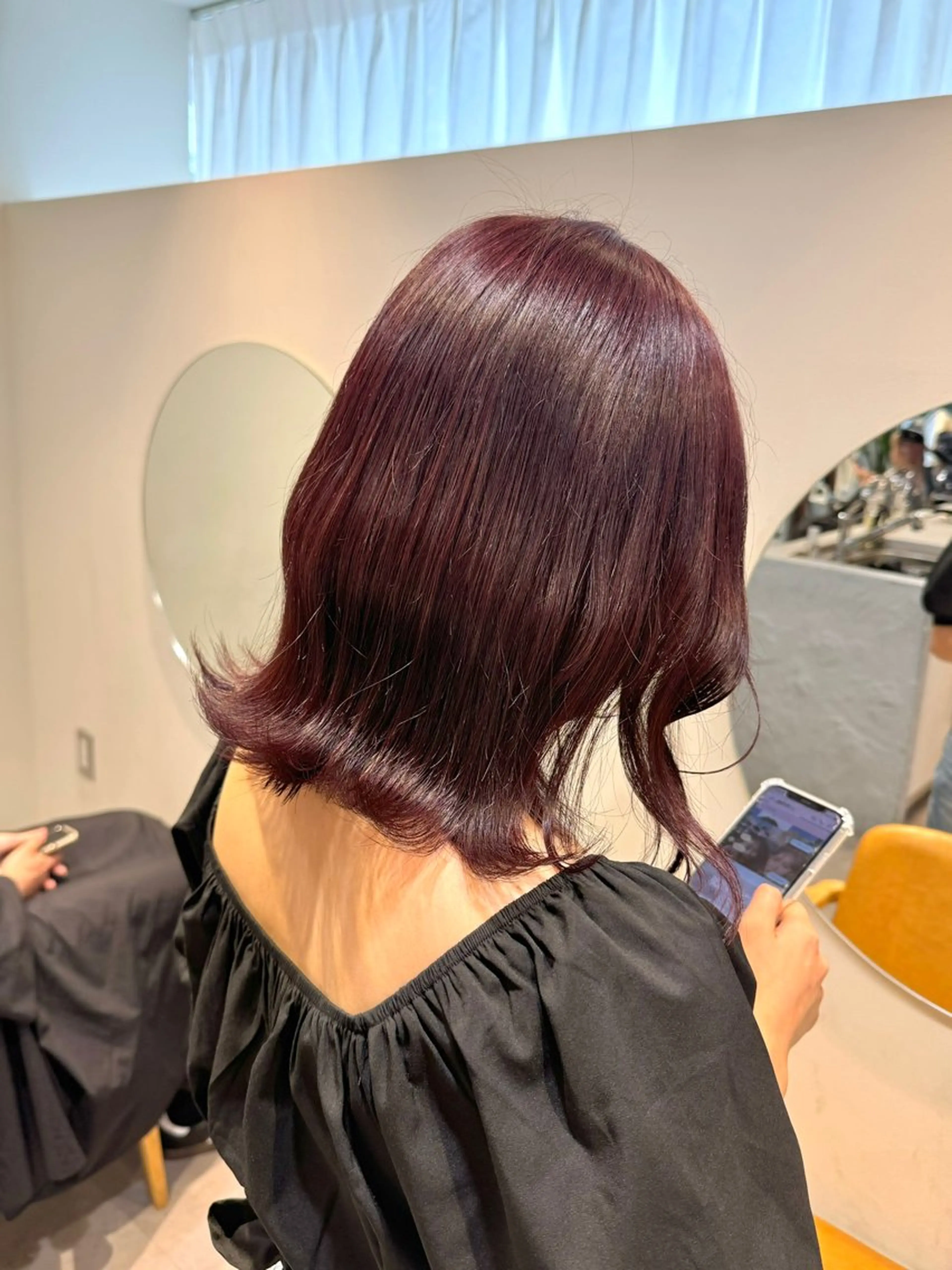 ミディアム カラー roka所属・ayaka♡ 柔らかカラーのヘアスタイル