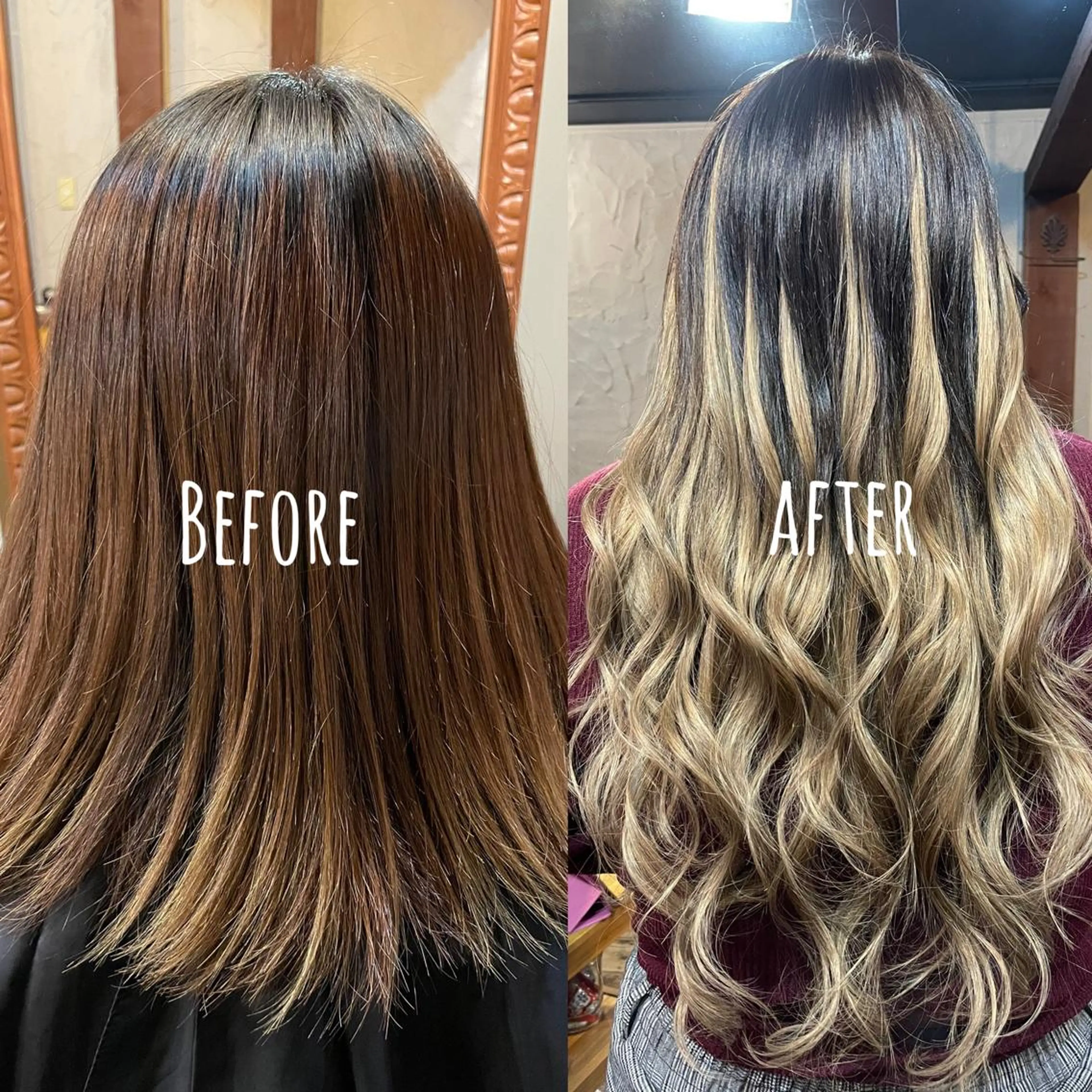 ロング シールエクステ エクステ カット ヘアカラー エクステ ReHyd BEAUTÉ salon&store 心斎橋店所属・❤️MASAKO❤️ 🌸🩷エクステ🩷のヘアスタイル