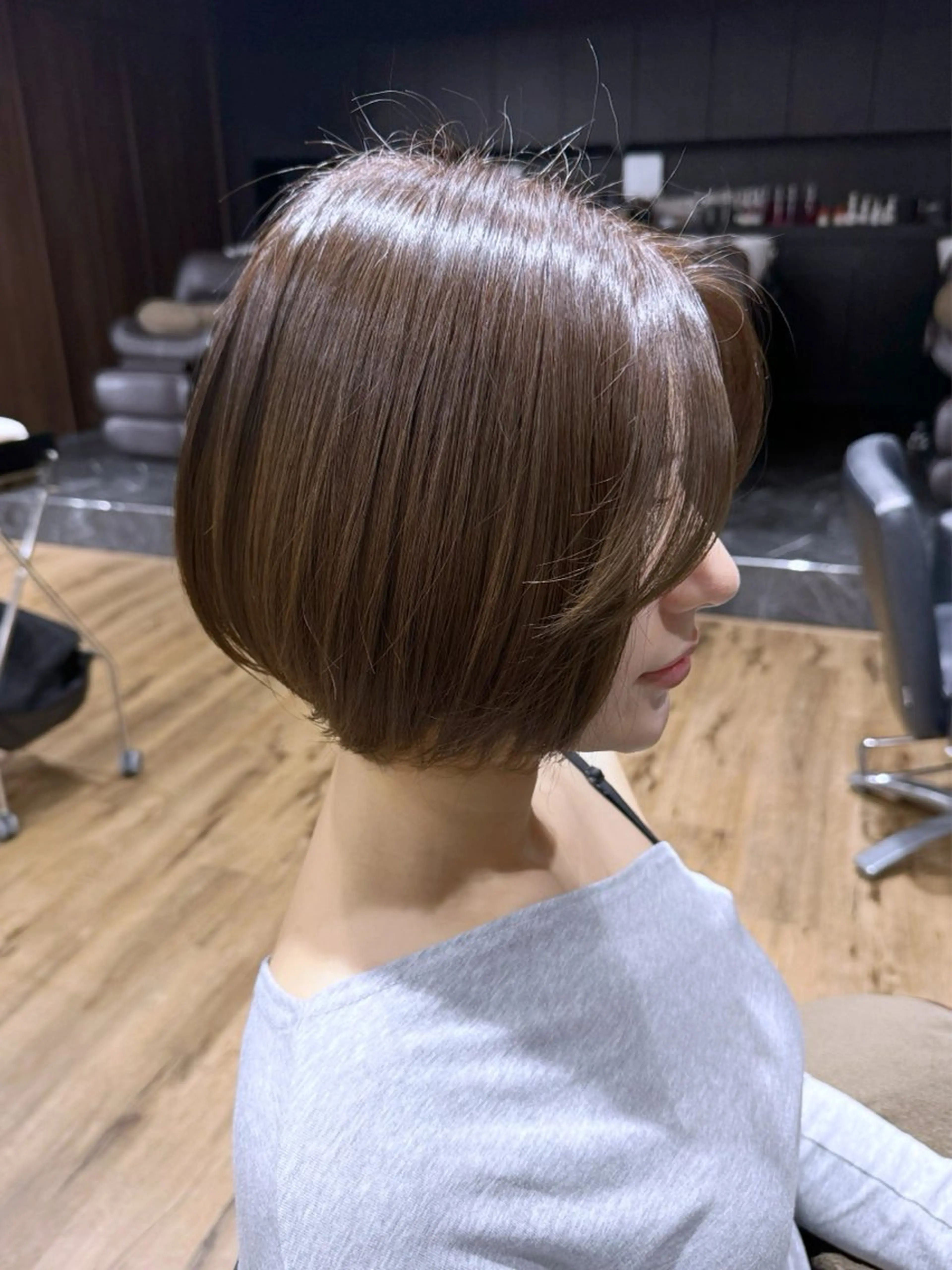 ショート カラー Happiness CLOVER八木店所属・石井 陽海のヘアスタイル