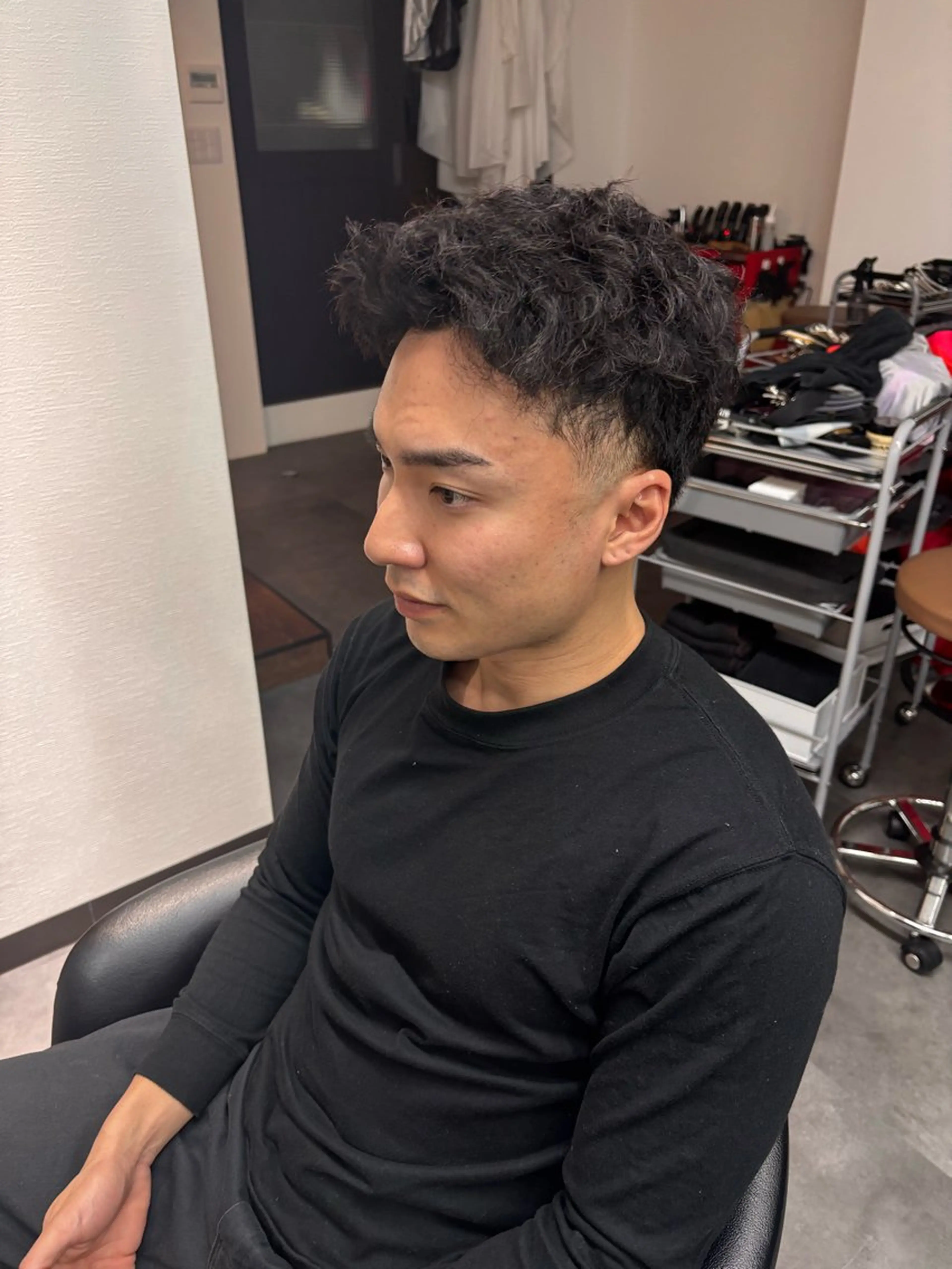 ショート パーマ メンズ メンズサロンNook所属・メンズ特化/メンズカ ット/Takumaのヘアスタイル