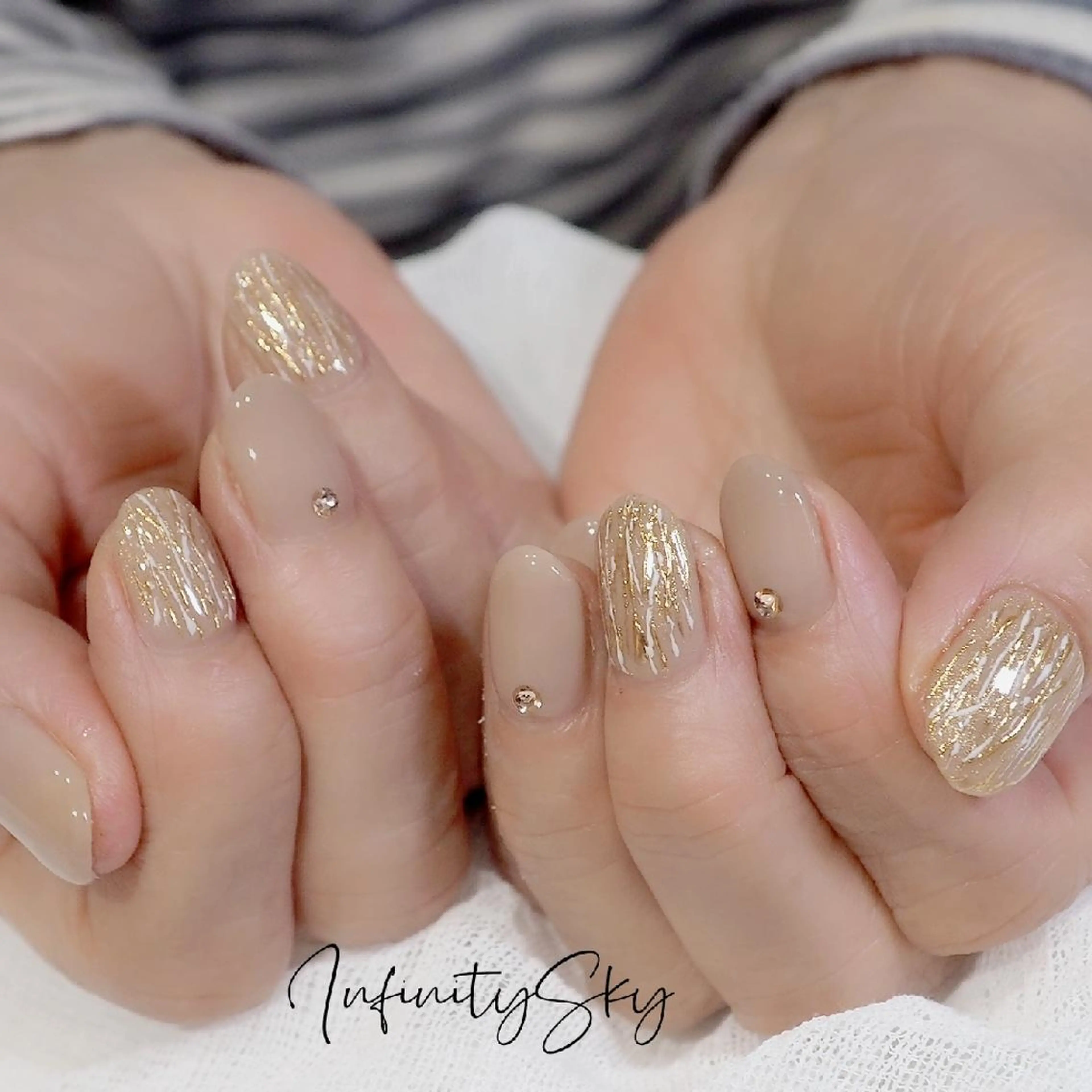 ネイル ハンドネイル infinity skyのネイルデザイン