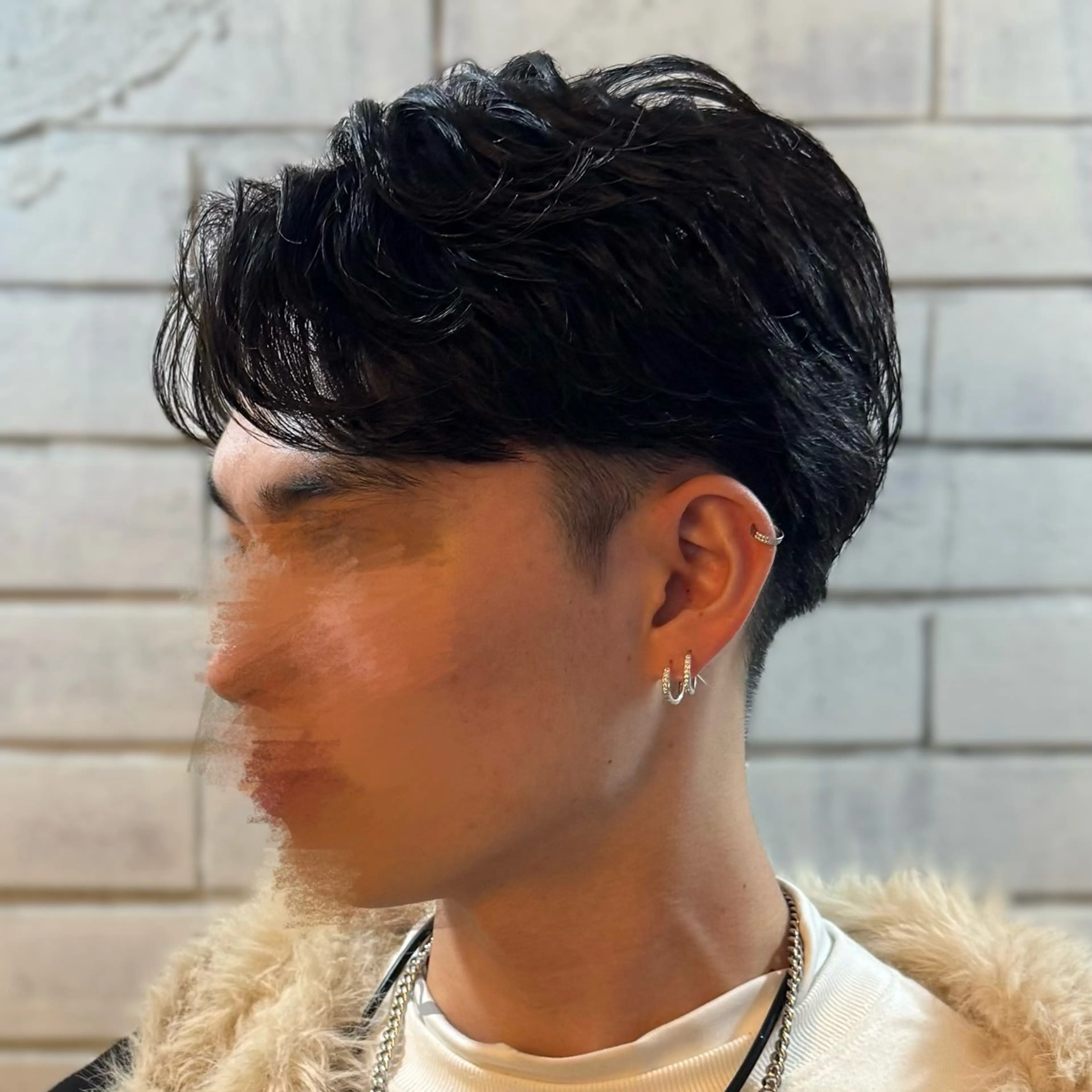 パーマ メンズ カット パーマ  ︎︎ 楓のヘアスタイル