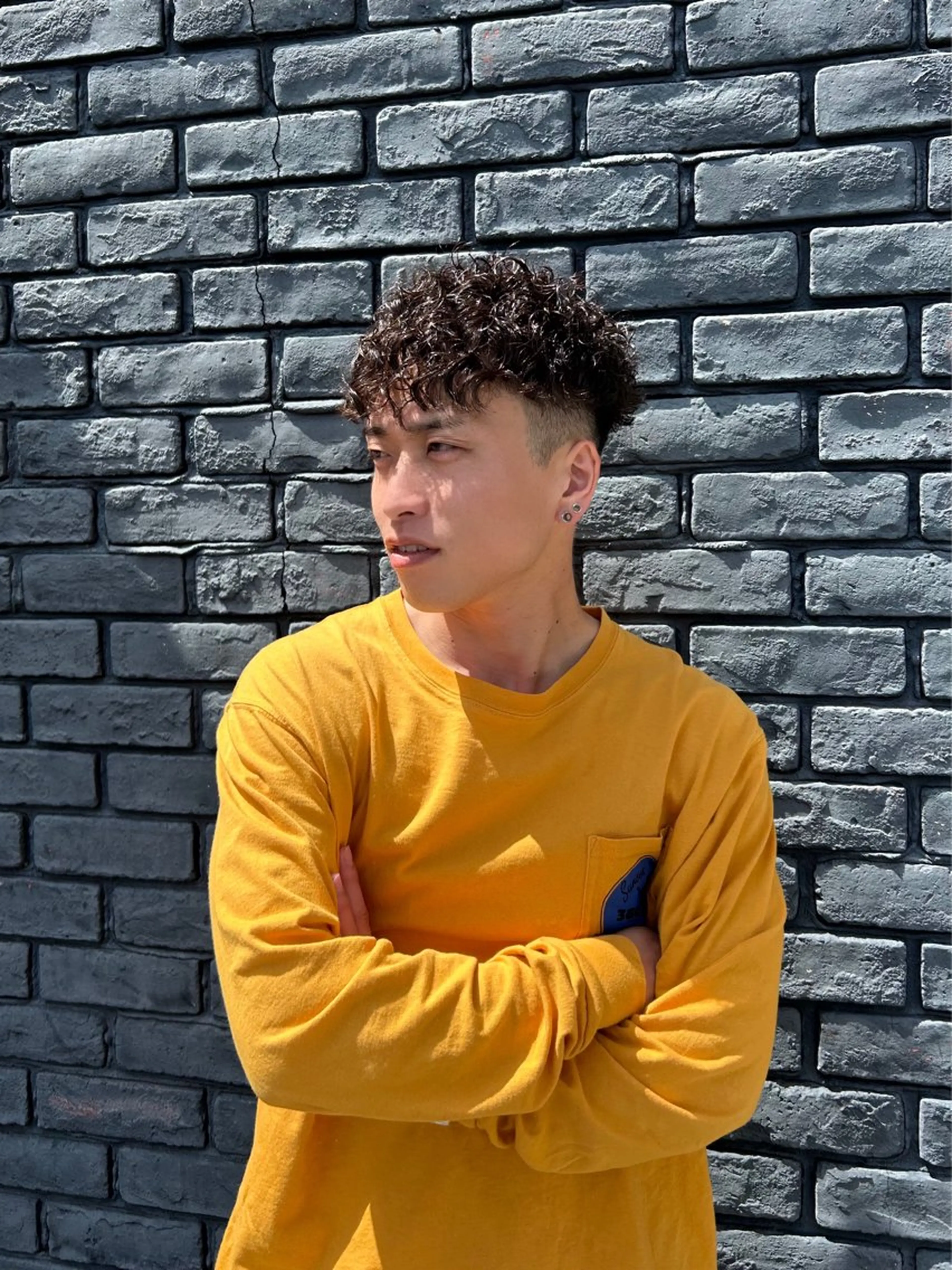 パーマ メンズ メンズパーマ broaden by anon所属・瀧上 寧音のヘアスタイル