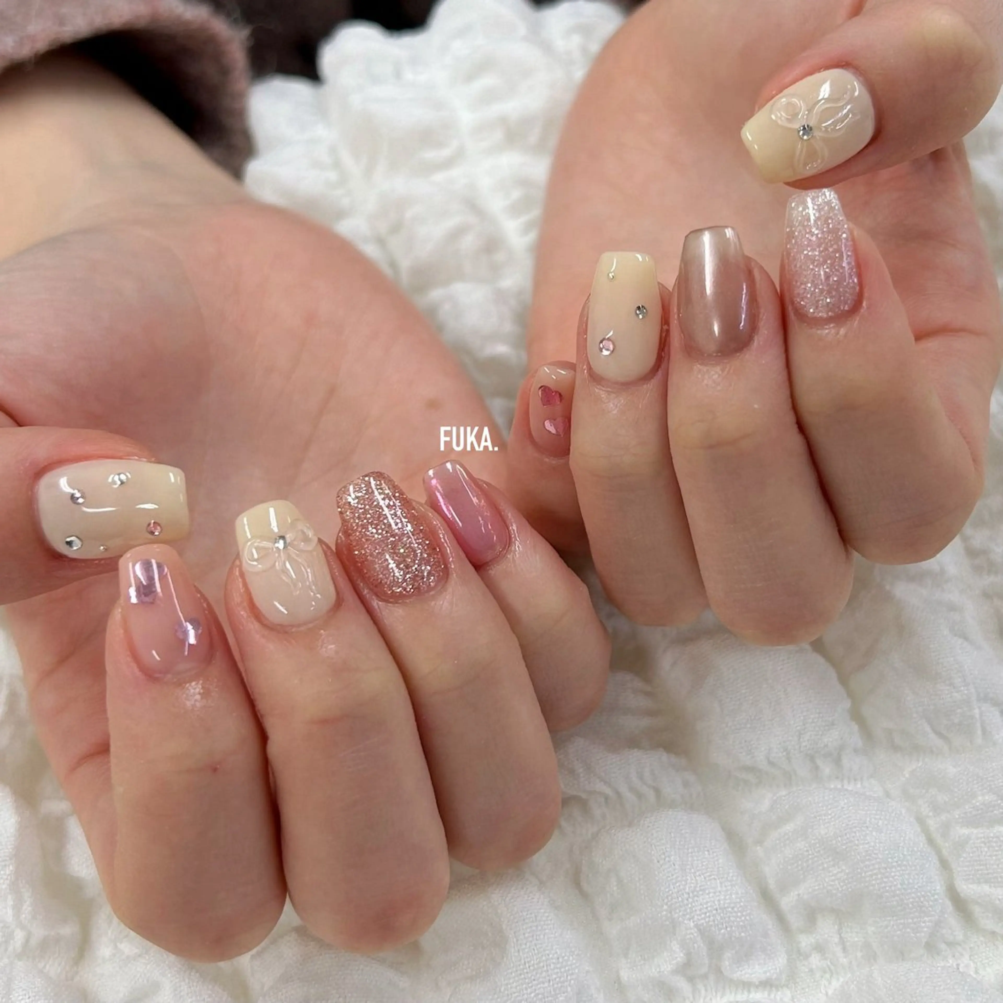 ネイル 春ネイル ハンドネイル ネイルサロンAnela【アネラ】所属・Nail♡Fuka. /2月予約受付中のネイルデザイン