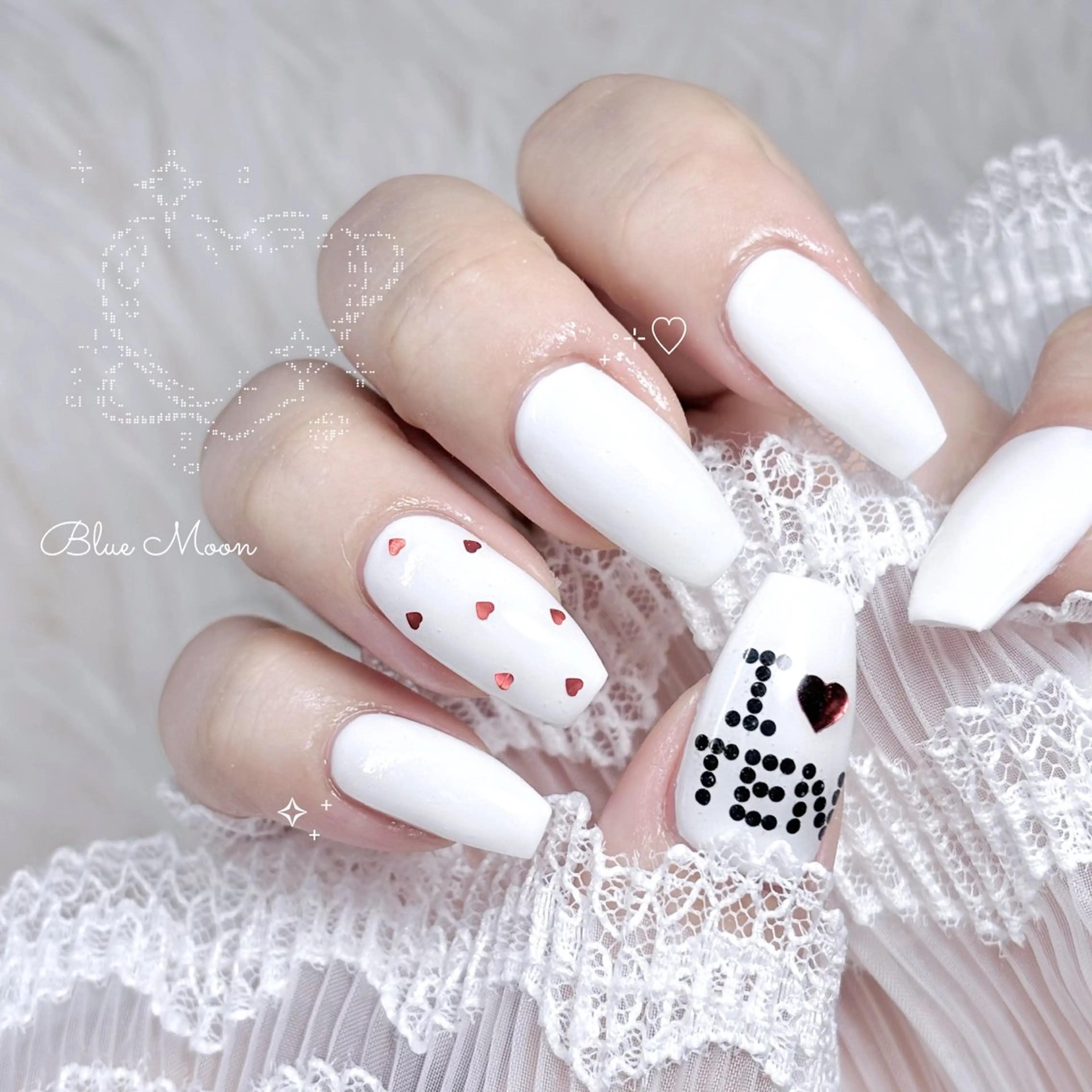 ネイル ハンドネイル フットネイル nail salon Blue Moonのネイルデザイン