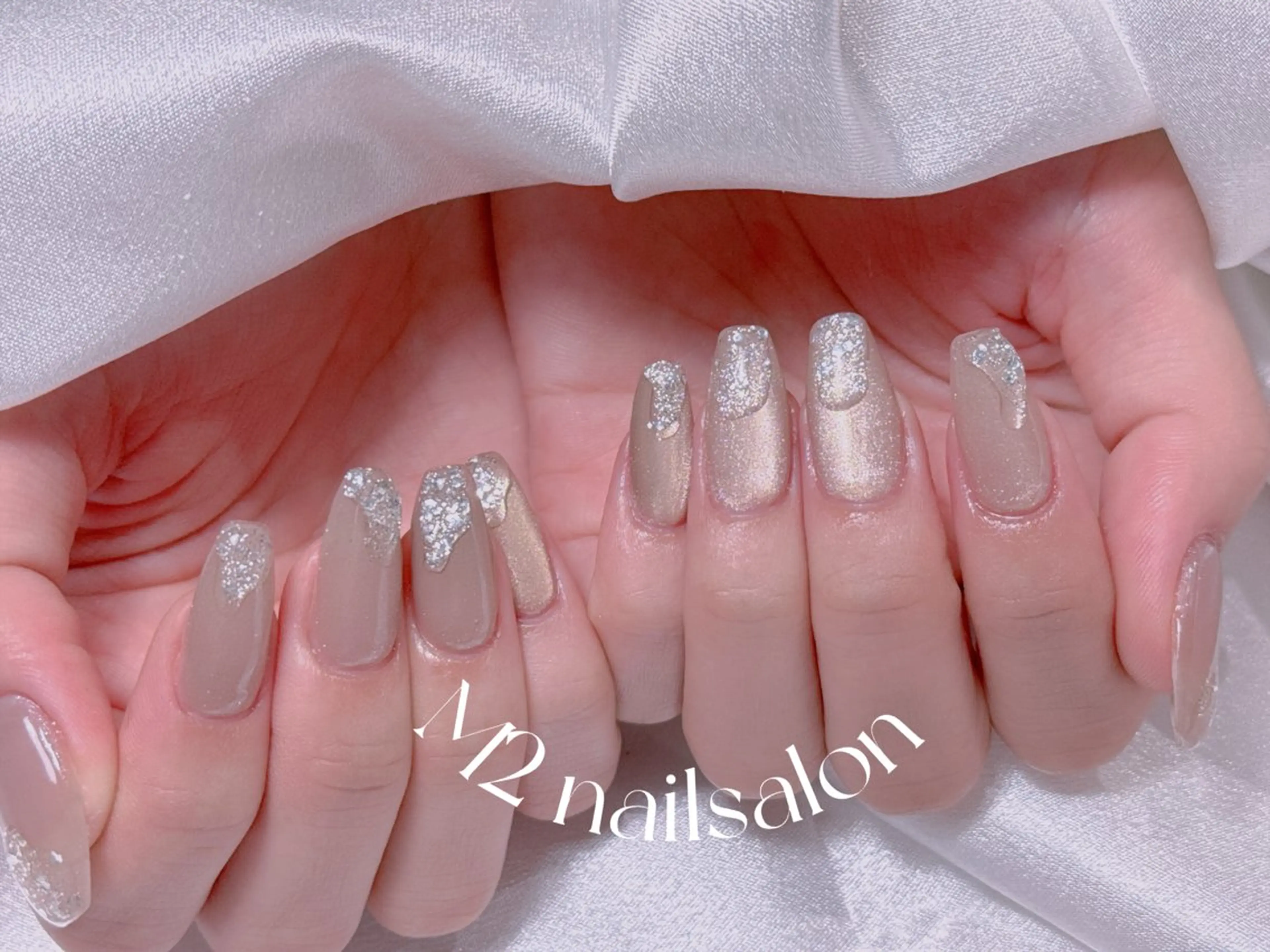 ネイル ハンドネイル 長さだし専門店 M2　rikaのネイルデザイン