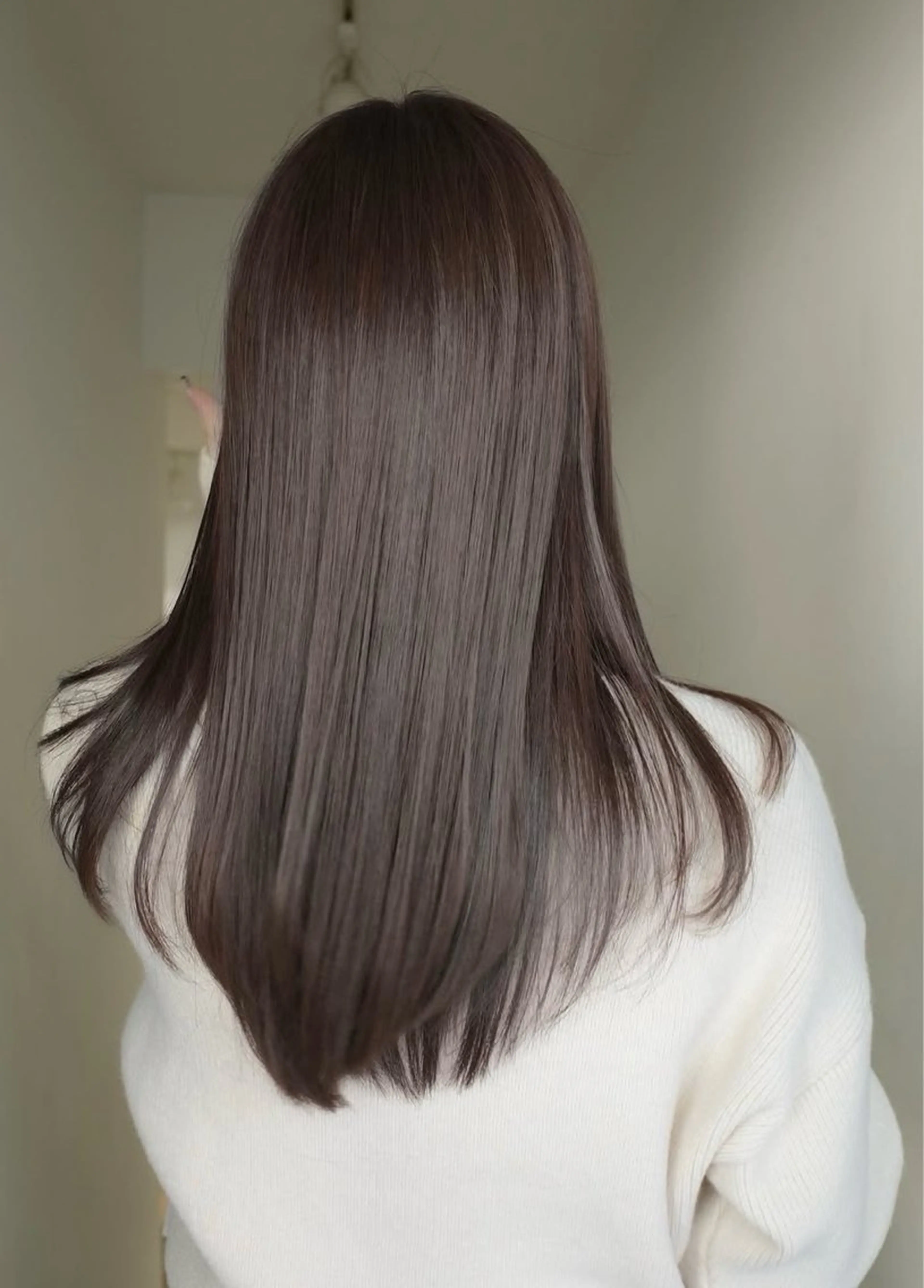 ロング カット ヘアカラー 縮毛矯正 トリートメント 原田 直哉のヘアスタイル