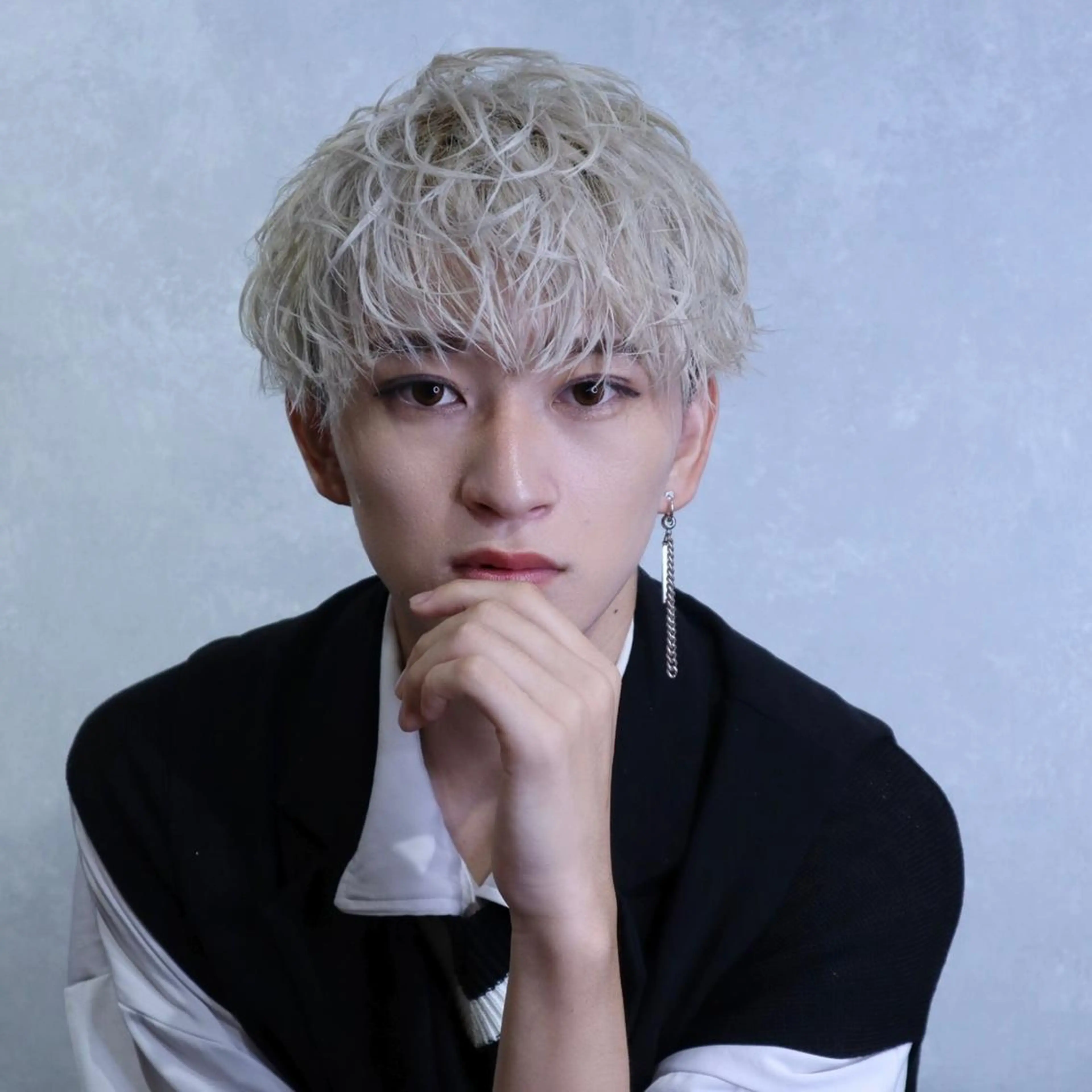 ショート カラー メンズ 飯塚 想のヘアスタイル