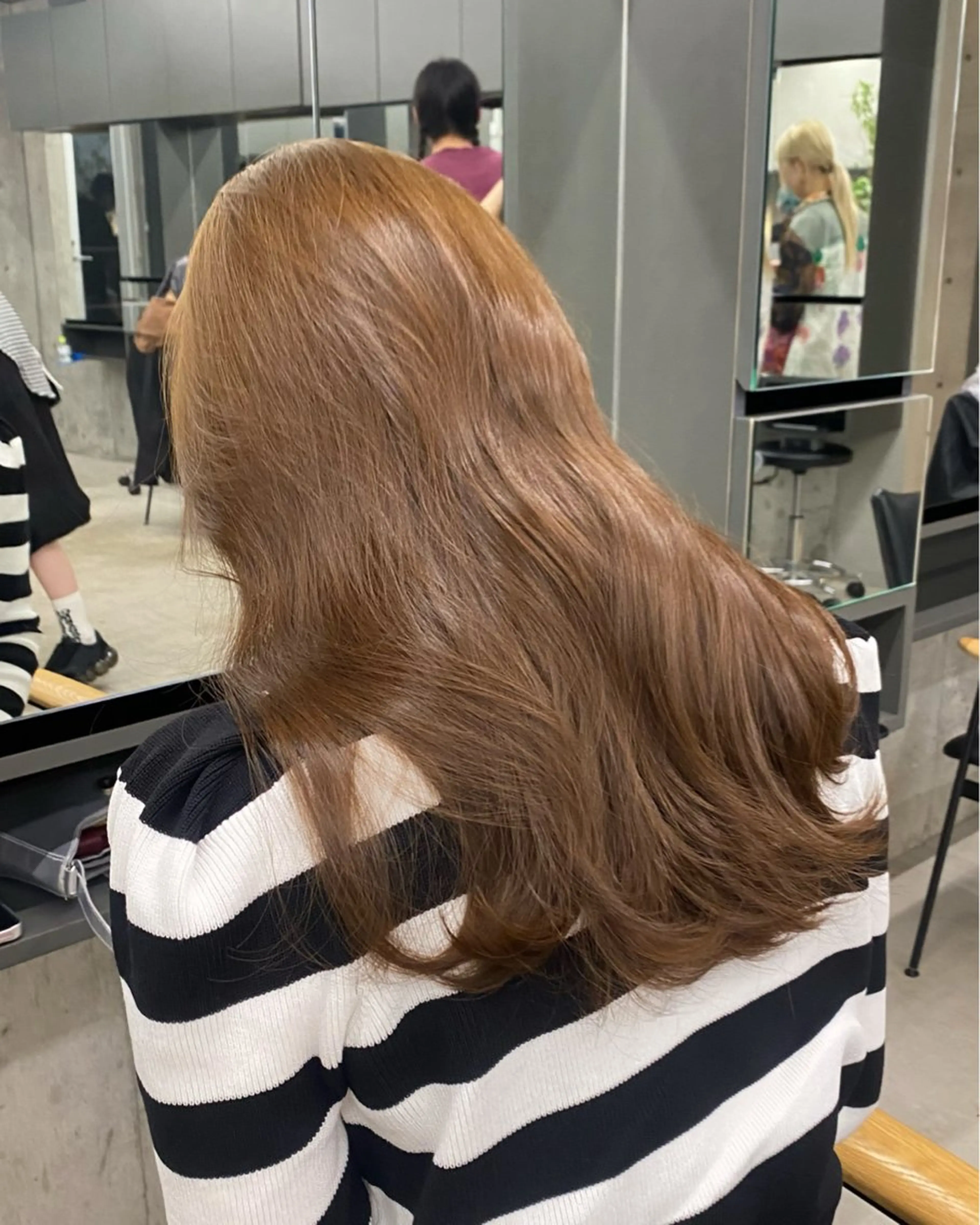 ロング カラー カット ヘアカラー トリートメント 村田 りょうやのヘアスタイル