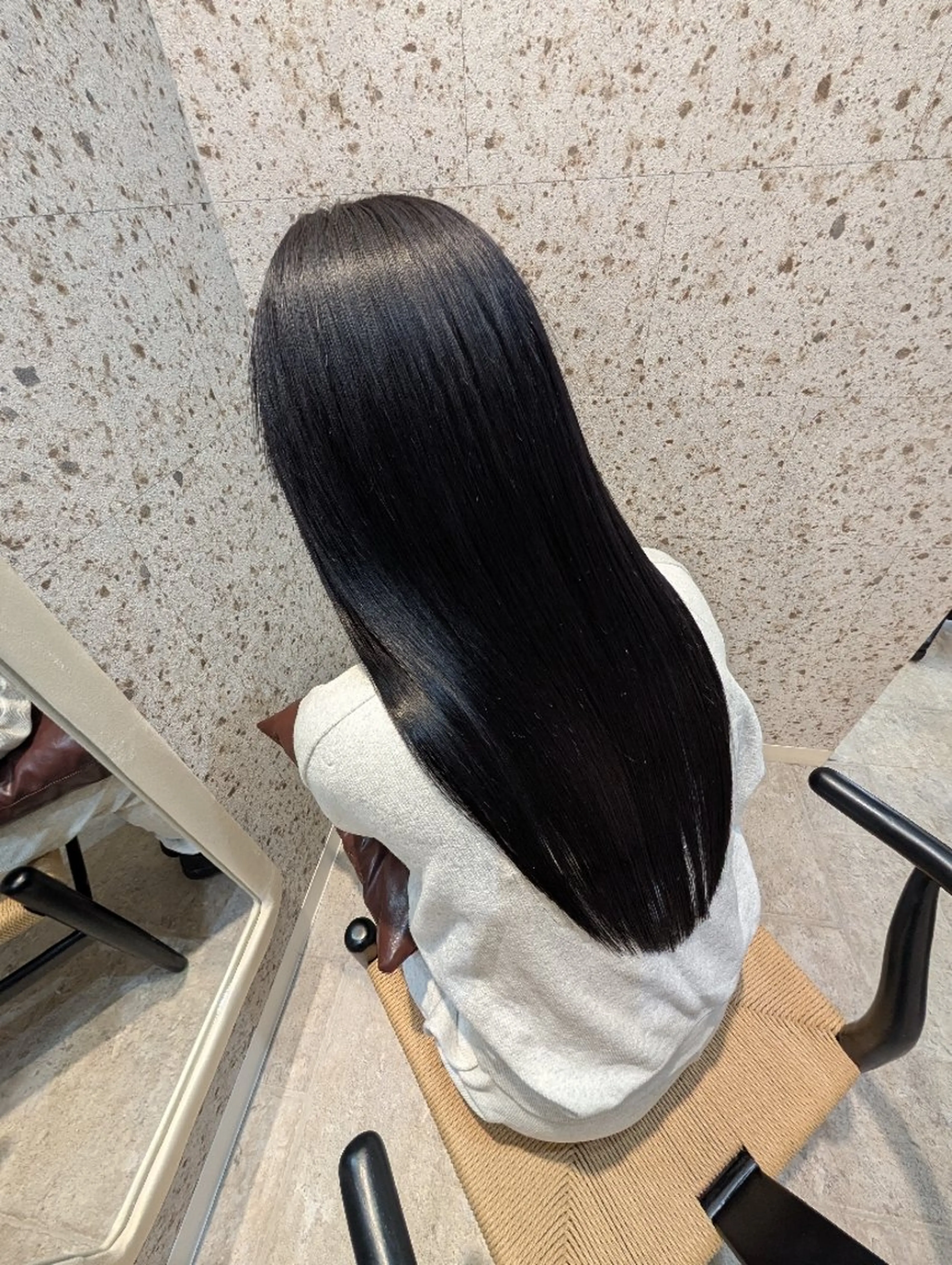 ロング 髪質改善 縮毛矯正 トリートメント Mood hair salon所属・髪質改善.縮毛矯正 ×韓国ヘアyukiのヘアスタイル