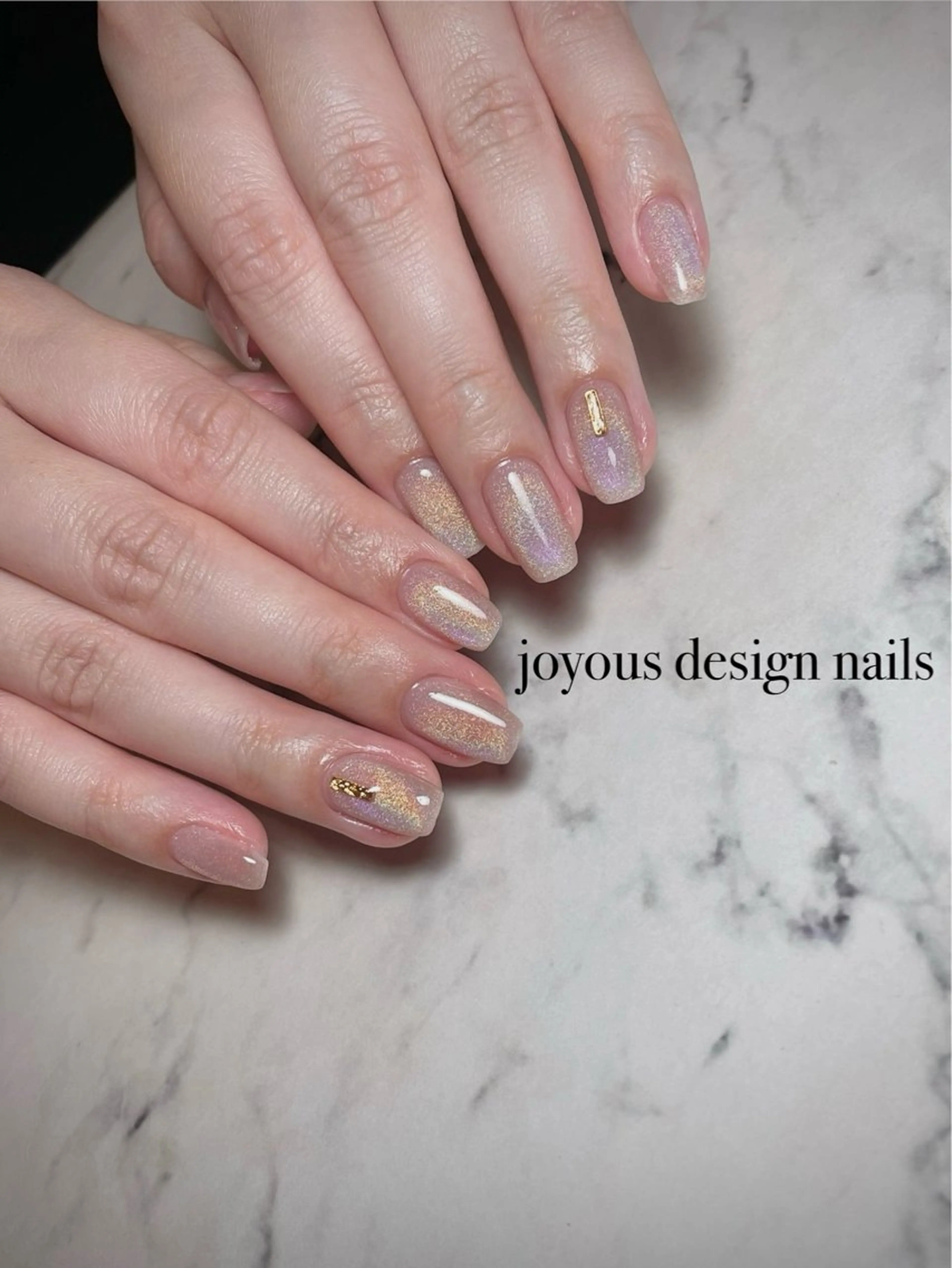 ネイル オーロラネイル マグネットネイル ハンドネイル jdn kayokoのネイルデザイン