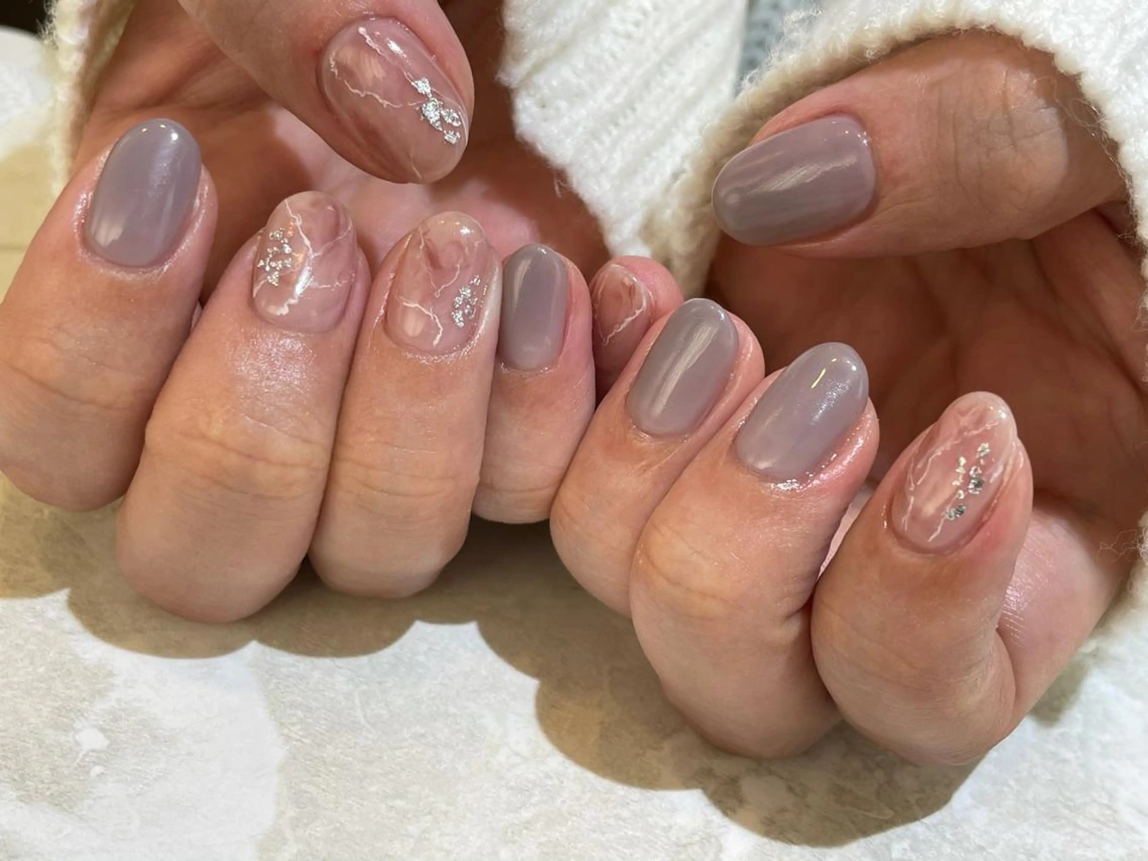 ネイル 持ち込み 水戸 彩夏のネイルデザイン