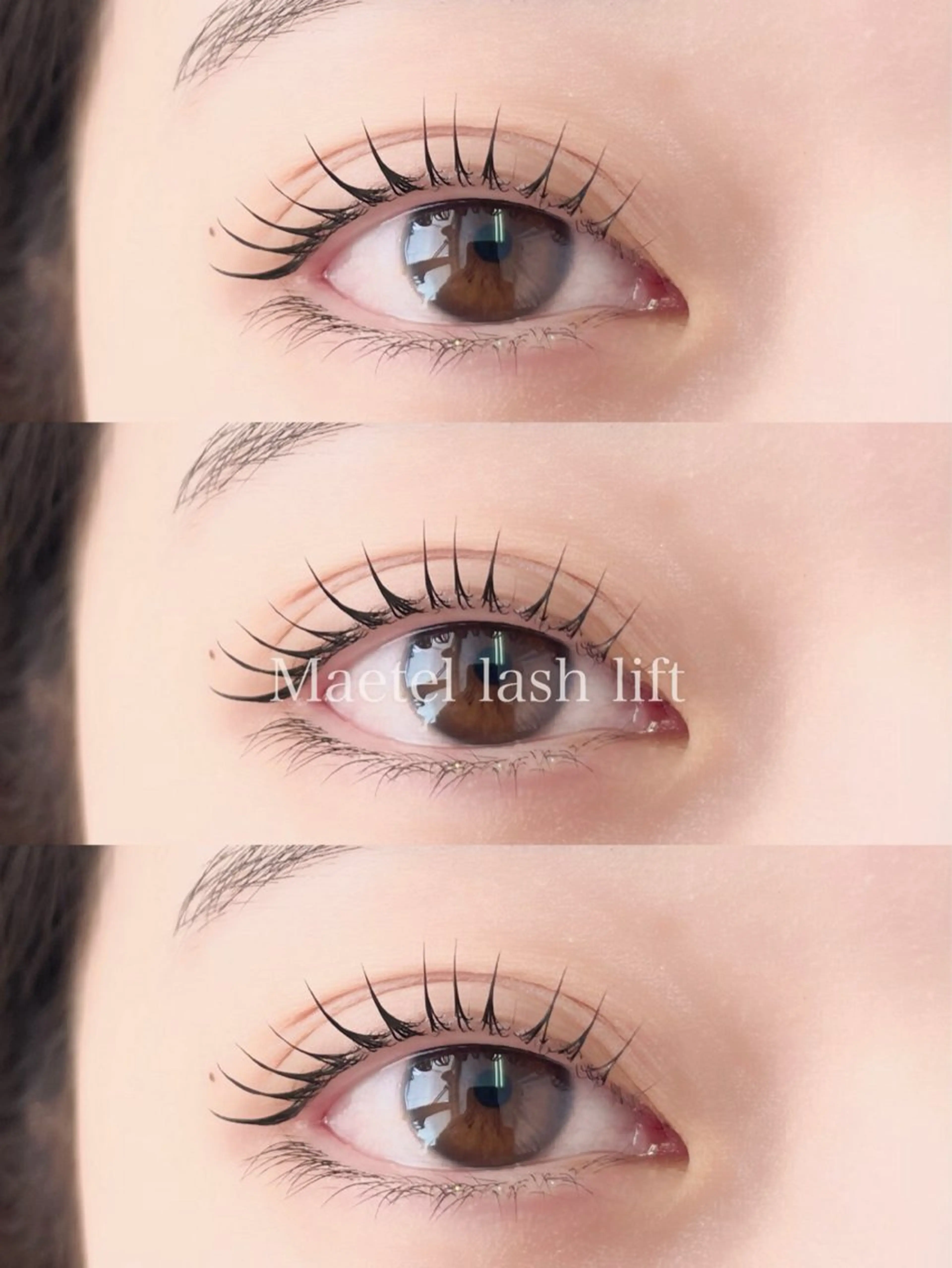 メーテルラッシュリフトマツパ(まつげパーマ) 🧸♥️目尻を流してタレ目風に◎の写真