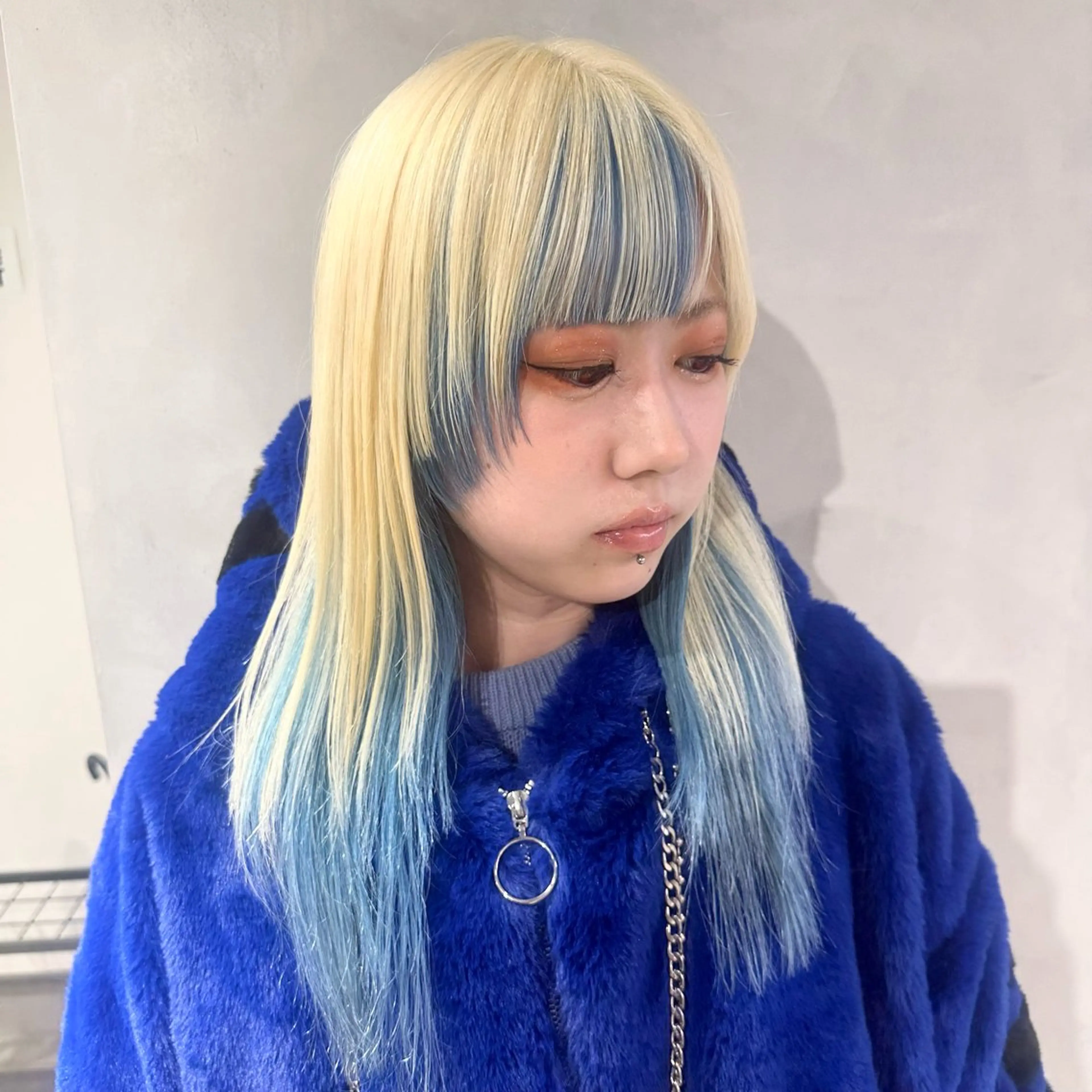 ロング カラー カット ヘアカラー トリートメント デザインカラー/パー マ🦖外岡咲希🦖のヘアスタイル