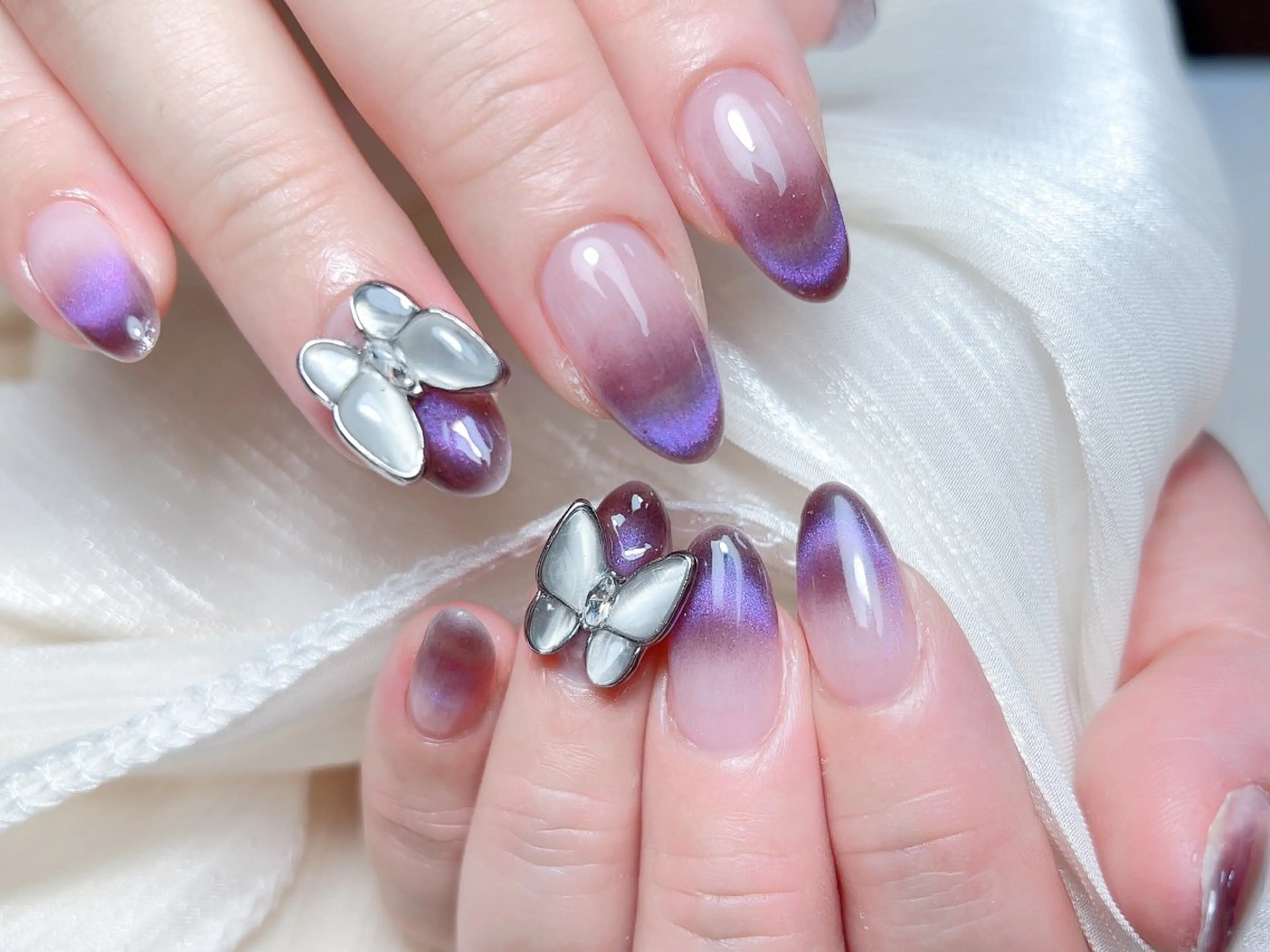 ネイル ハンドネイル M🌷nail 長さだし専門店のネイルデザイン