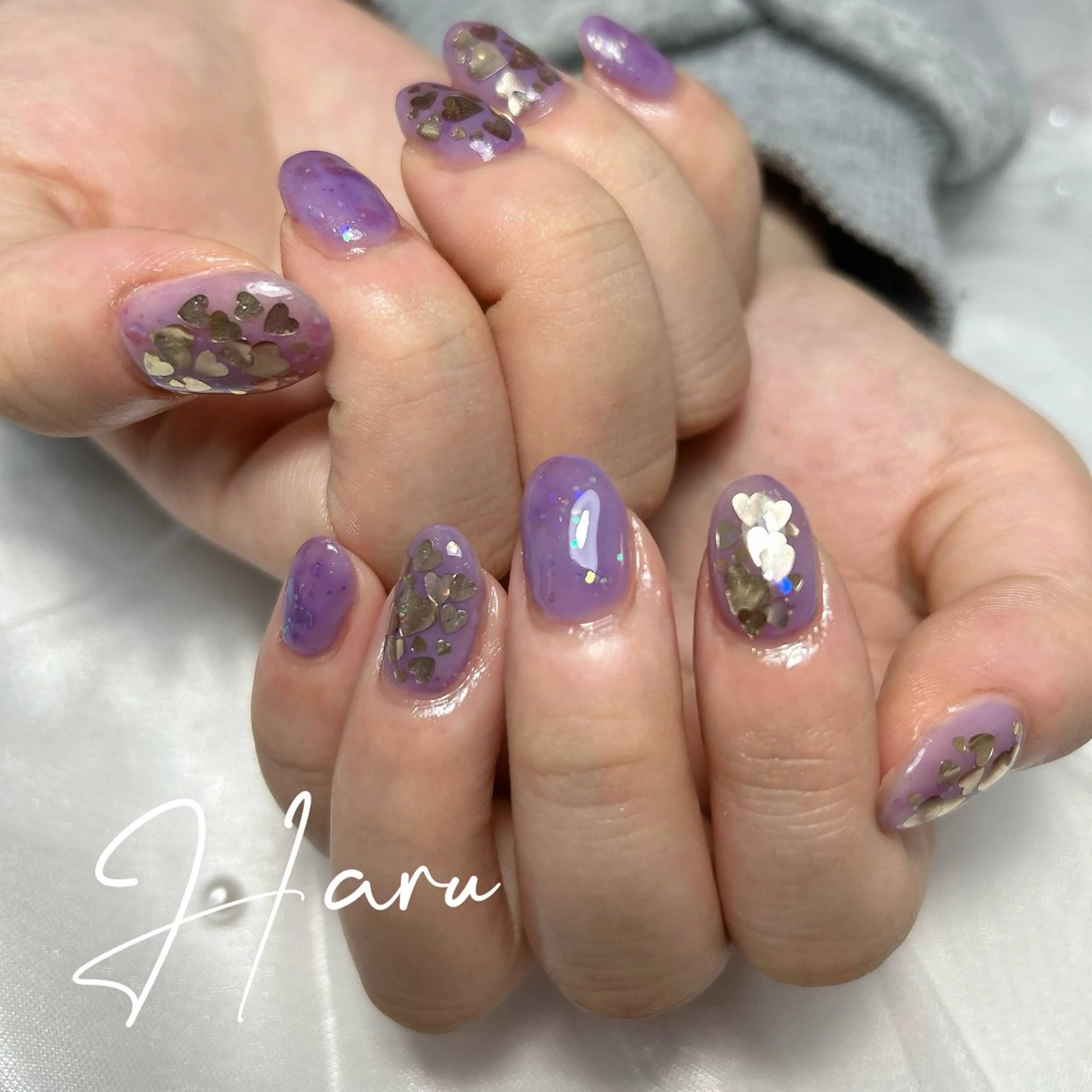 ネイル ハート Haru .mのネイルデザイン