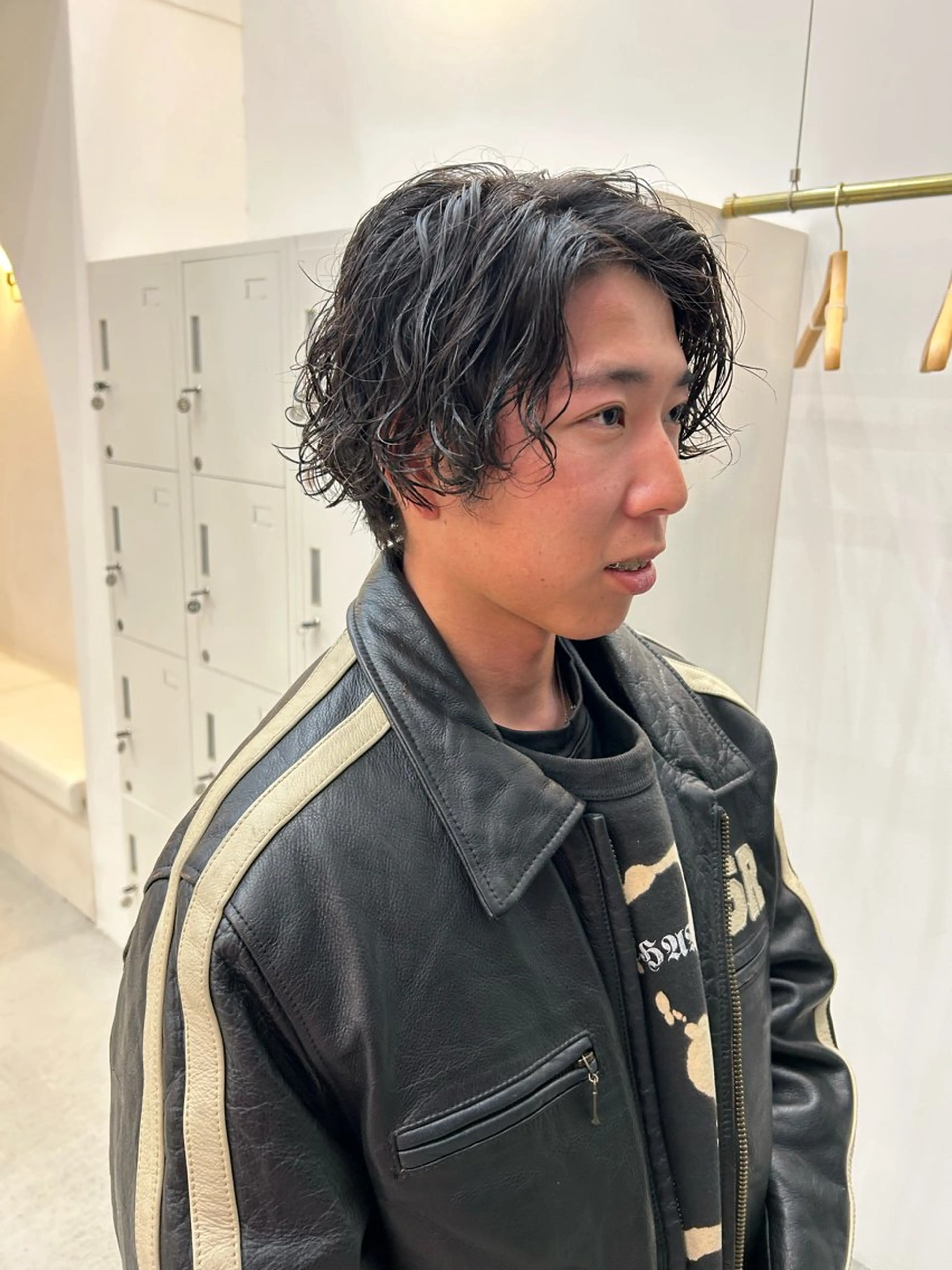 パーマ メンズ 纐纈 大和のヘアスタイル