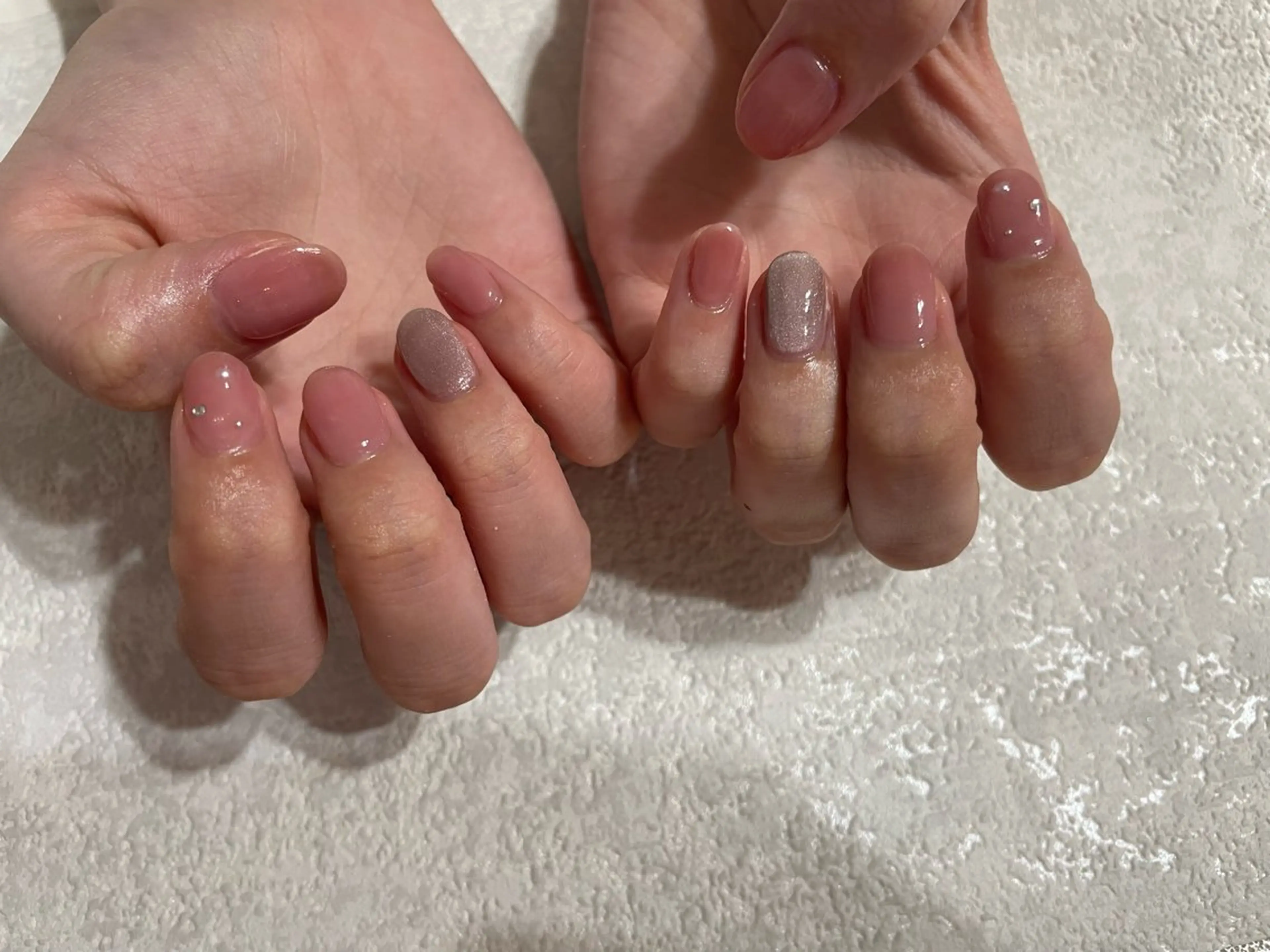 ネイル ジェルネイル メンズネイル パラジェル シンプルネイル 春ネイル kikinail 溝の口のネイルデザイン