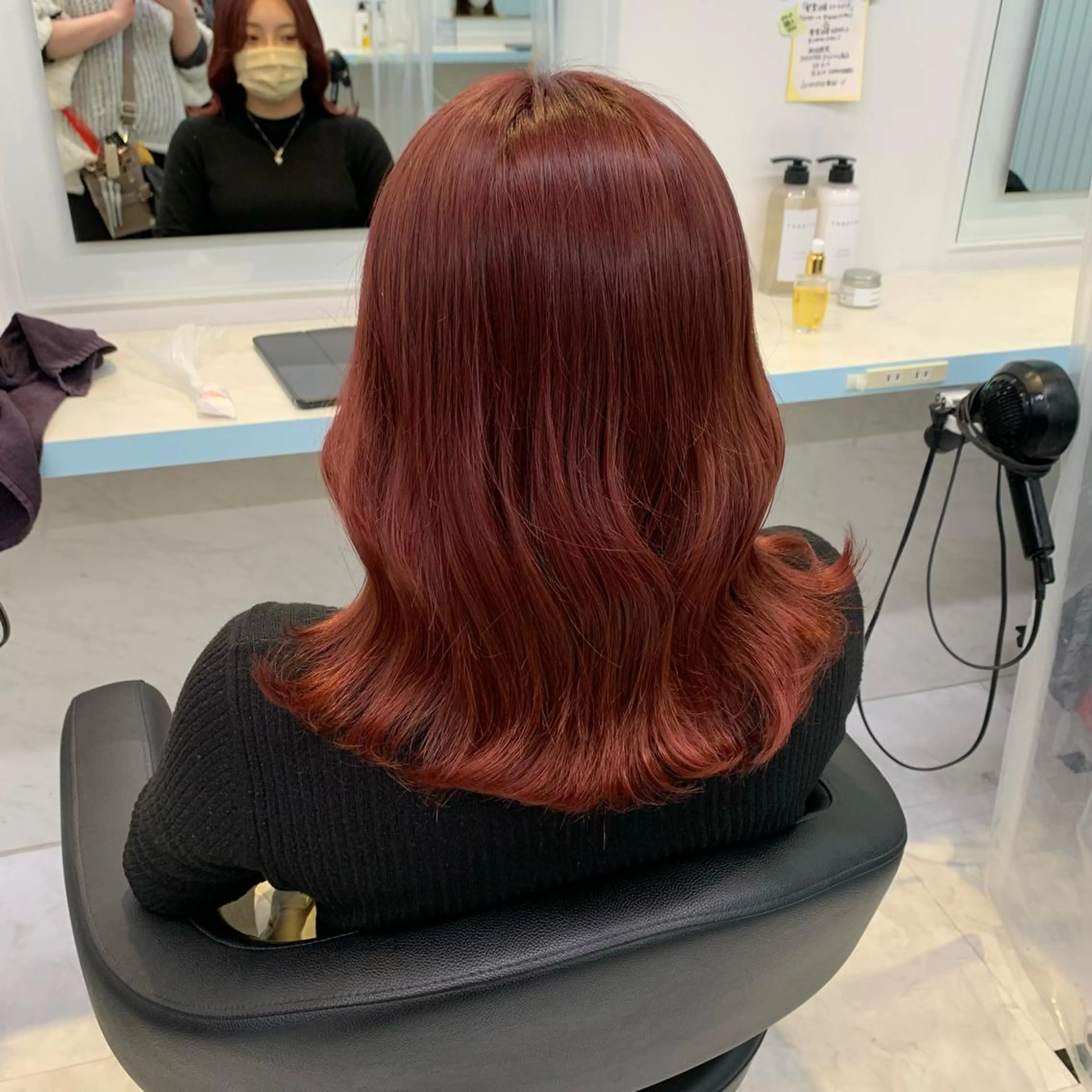 ミディアム MOE 福岡韓国ヘア✧︎のヘアスタイル