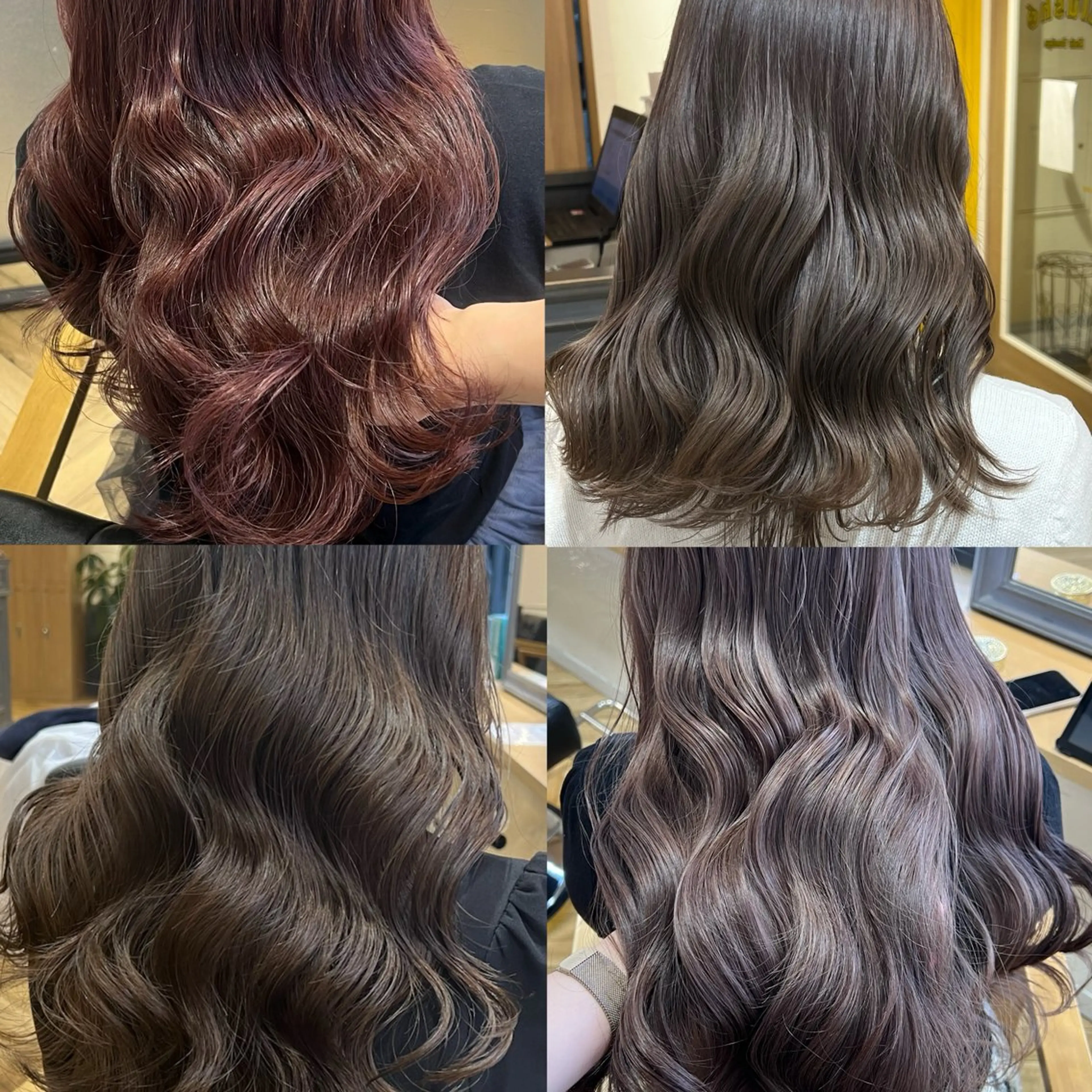 ロング カラー 艶カラー/韓国顔周り 🎀mamiのヘアスタイル