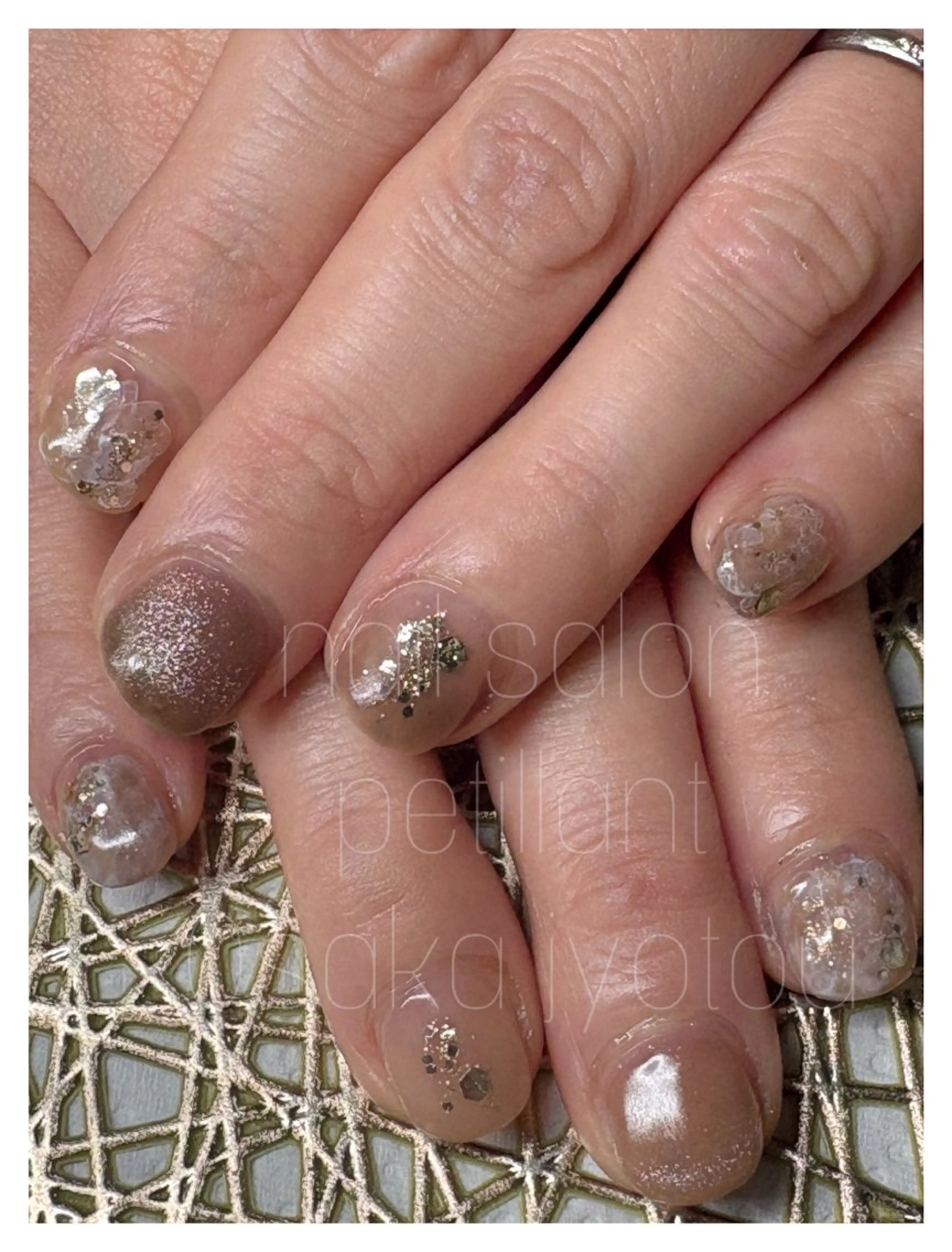 ネイル アートネイル 桜ネイル ハンドネイル ハンドケア petillant所属・nail salon petillantのネイルデザイン