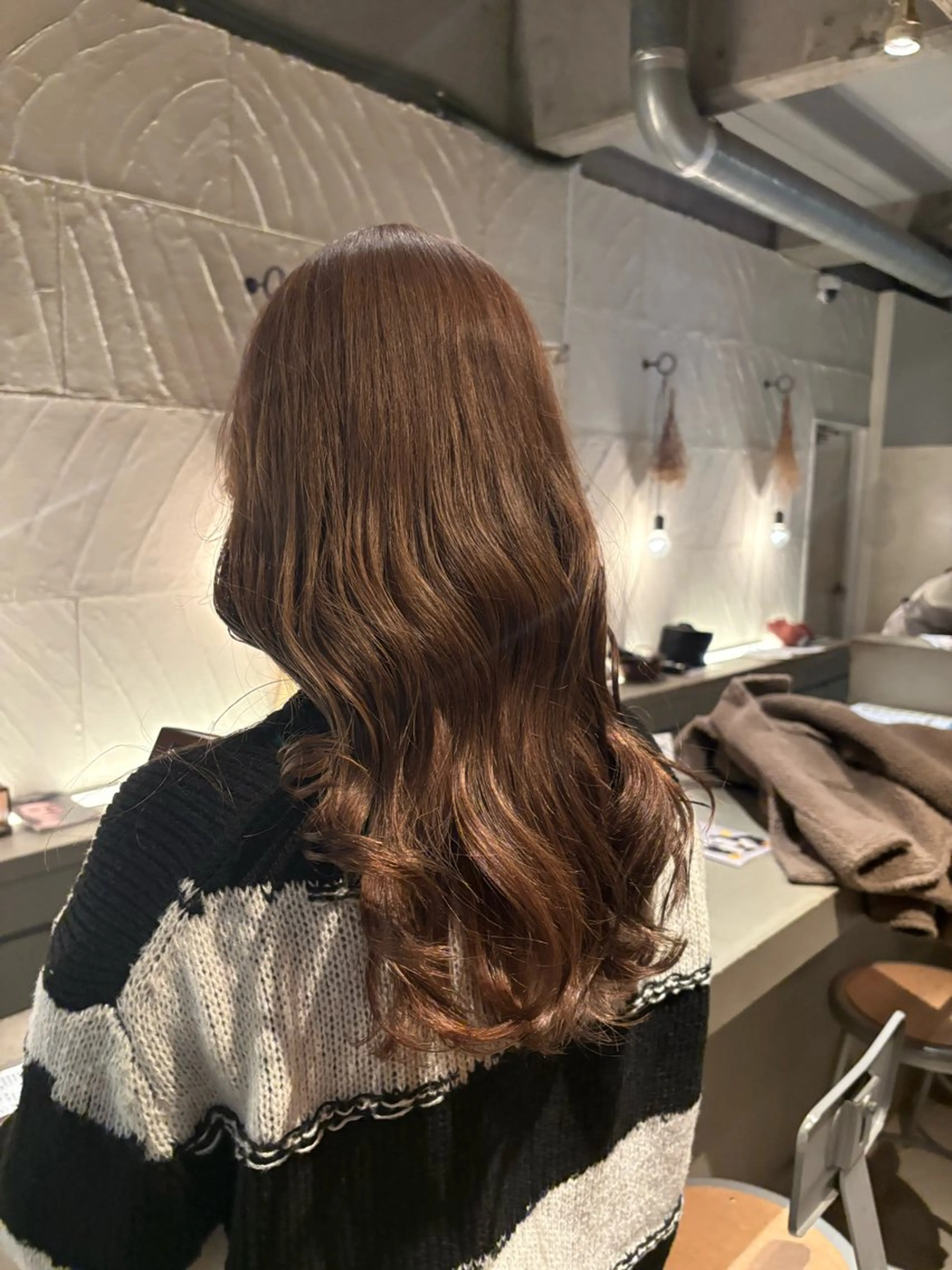 ロング カット ヘアカラー 🎀韓国レイヤー/透 明感カラー/airiのヘアスタイル