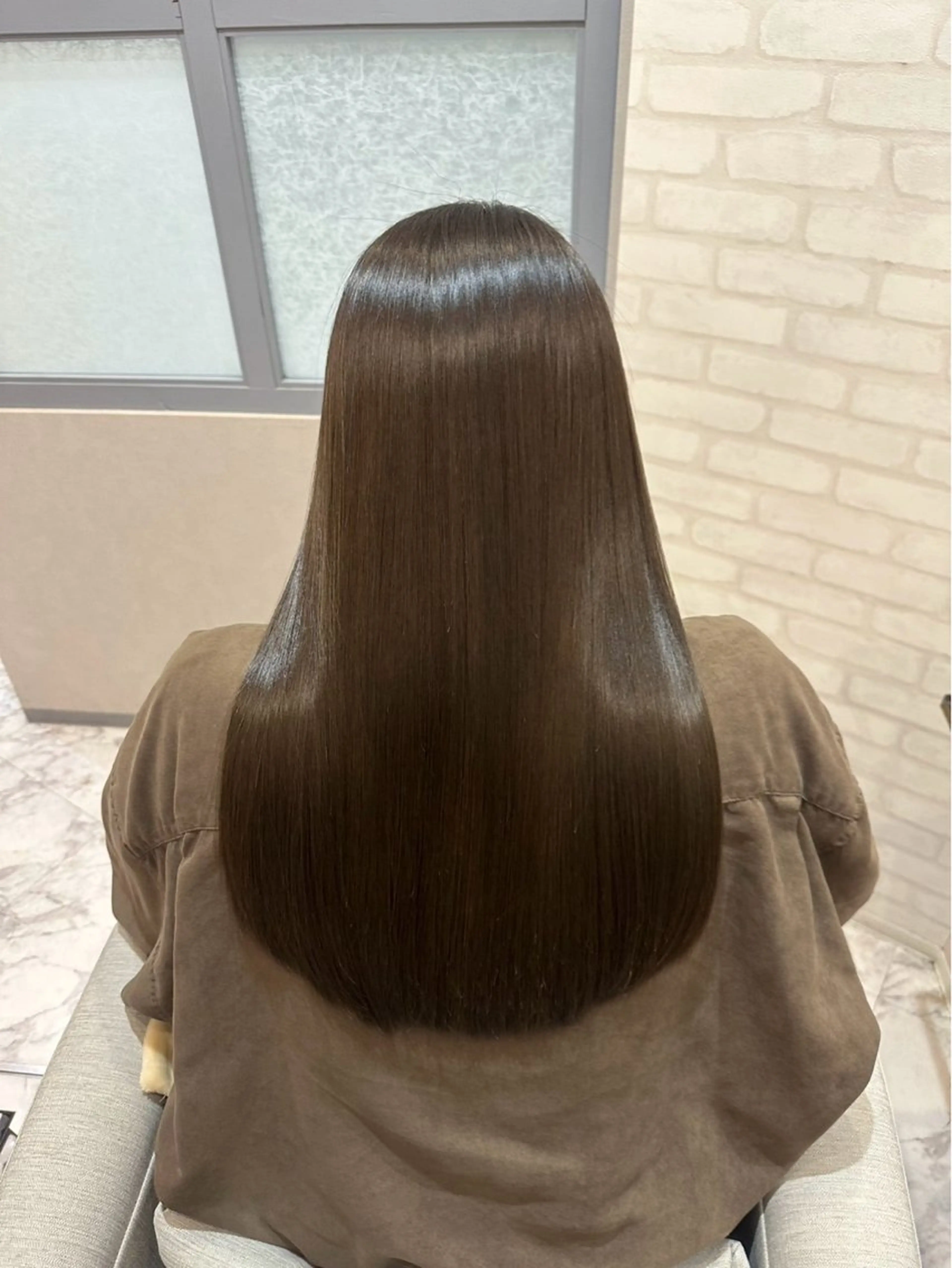 ロング 縮毛矯正 Natsuki /北千住/髪質改善のヘアスタイル