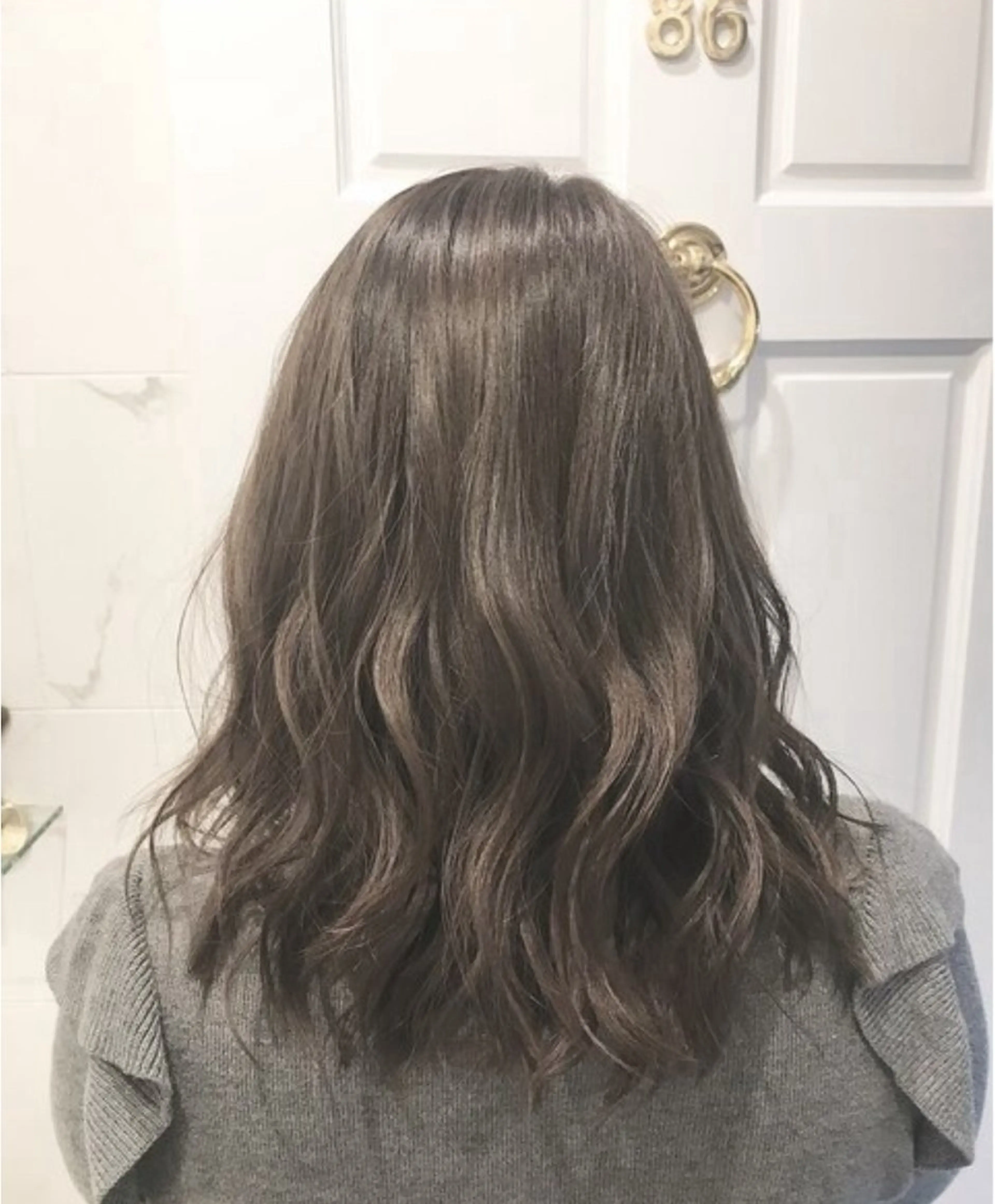 カラー 🫧ハイライトモデル 募集🫧溝口結麻のヘアスタイル