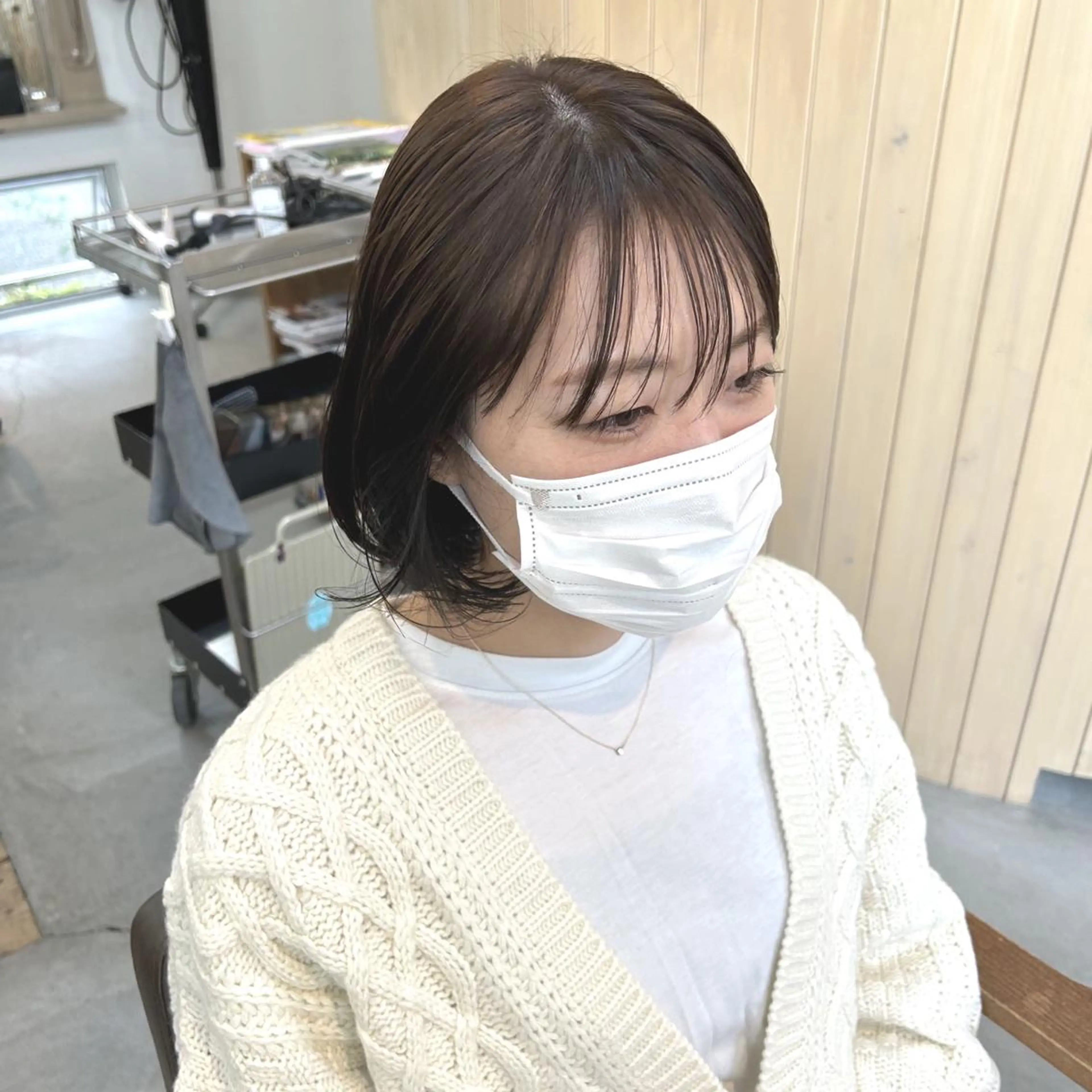 ミディアム ヘアカラー kachina所属・綿貫 美雪のヘアスタイル