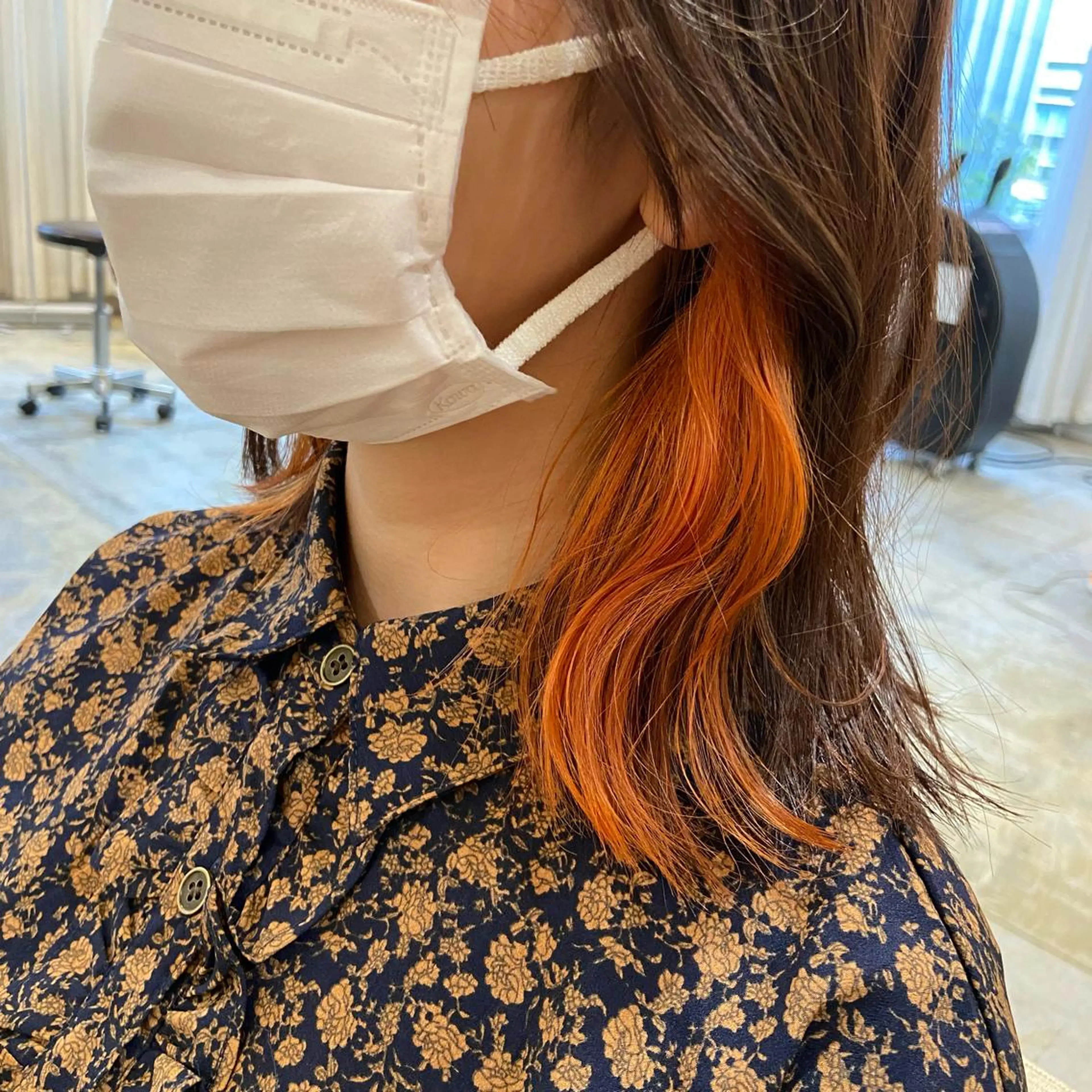 セミロング バレイヤージュモデル 小林匠❤️‍🔥のヘアスタイル