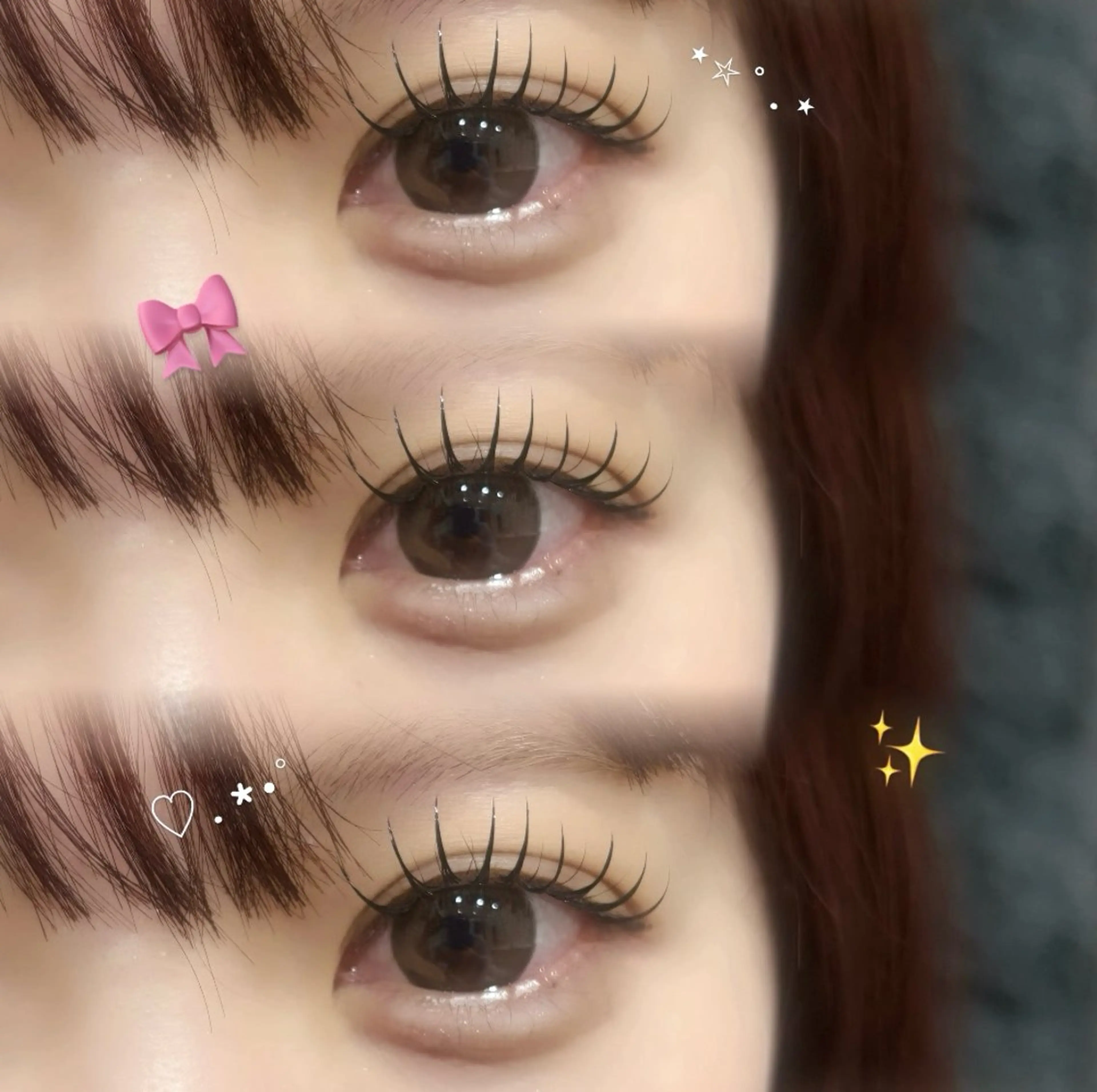 ✨人気メニュー✨『パリエク100本』　美容液コーティング仕上げ🎀パリジェンヌ＋マツエクでぱっちり🎀の写真