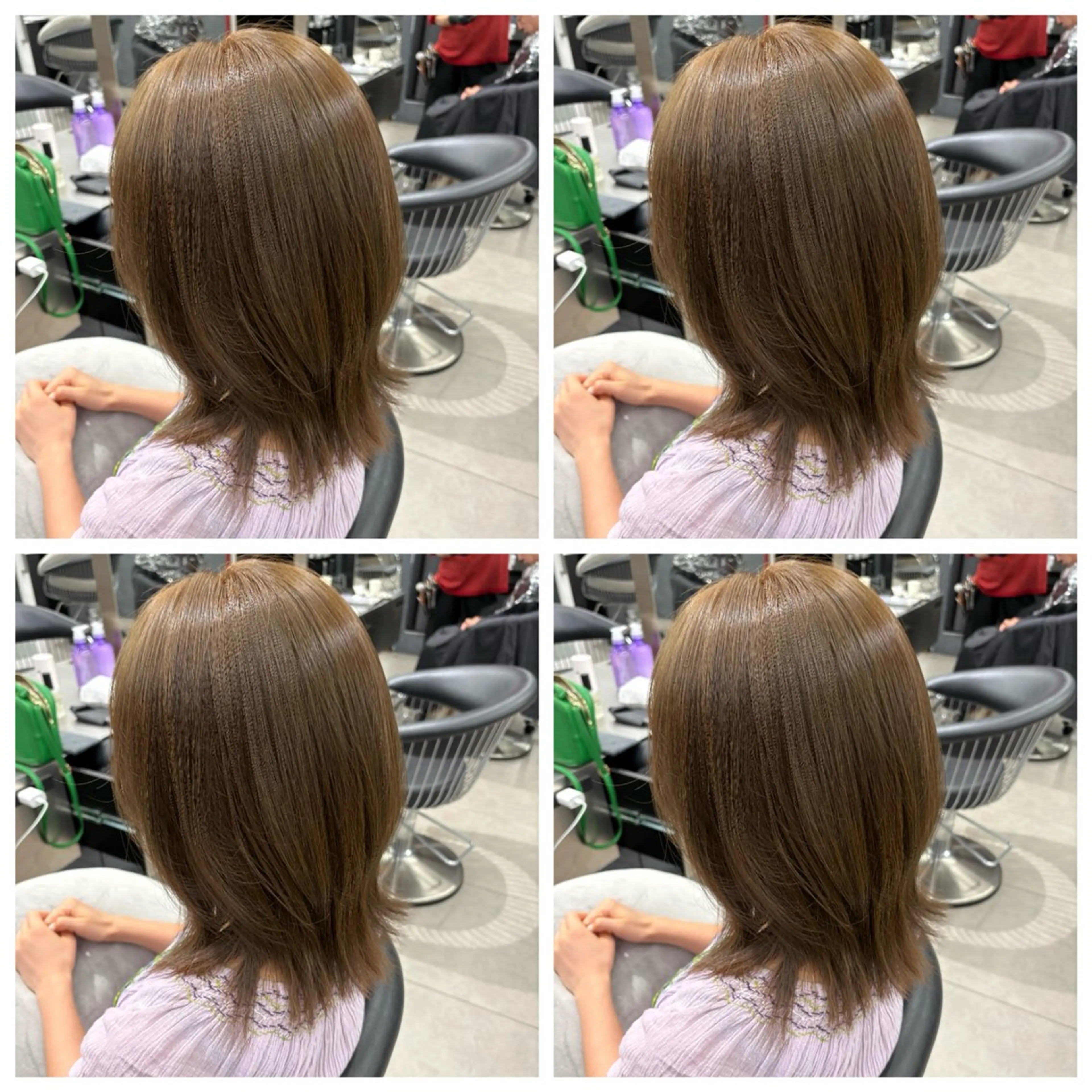 プレミアムケアカラー➕最高級スペシャルトリートメント(栄養補給)💜の写真