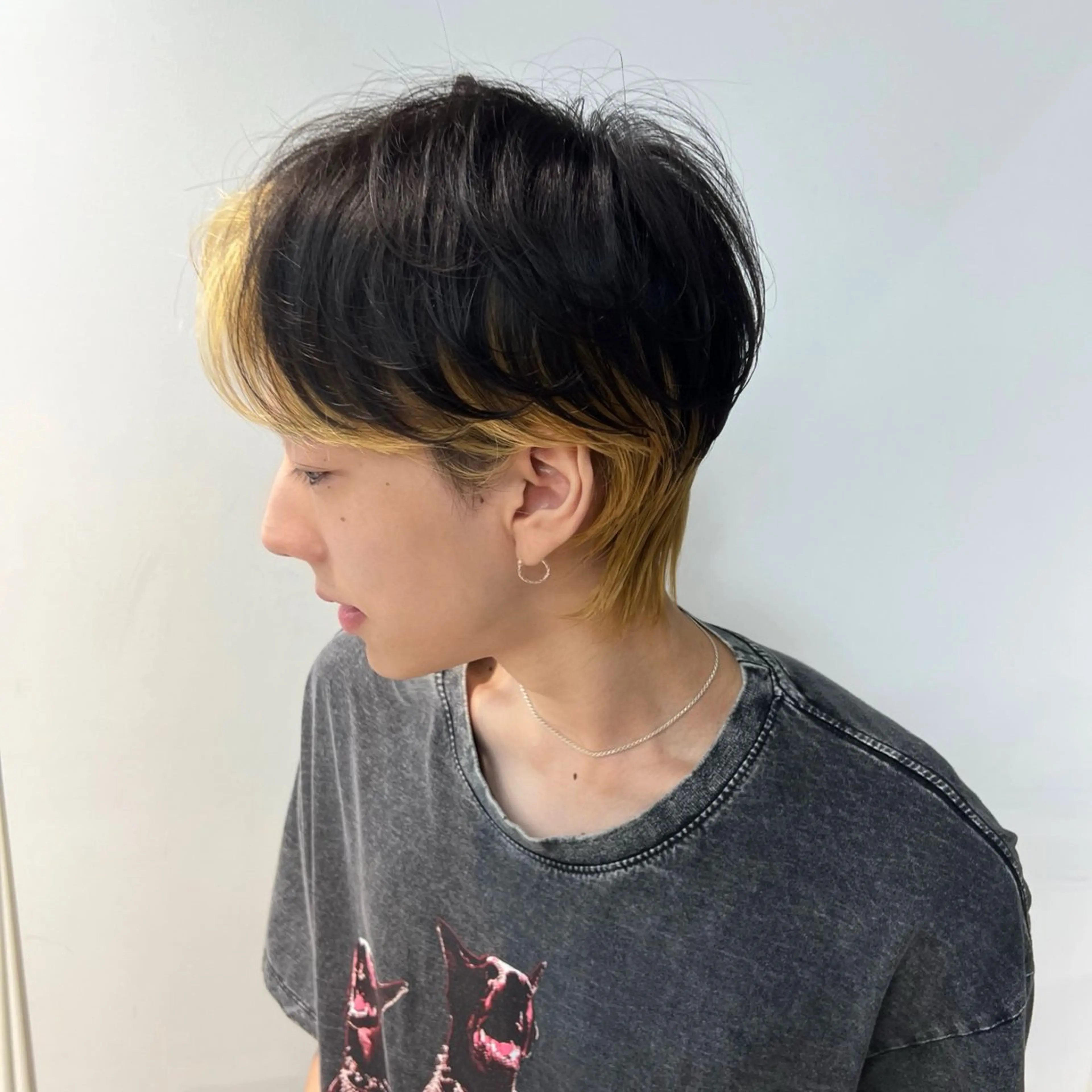 カラー メンズ カット ヘアカラー ハイトーンカラー/ さらさのヘアスタイル