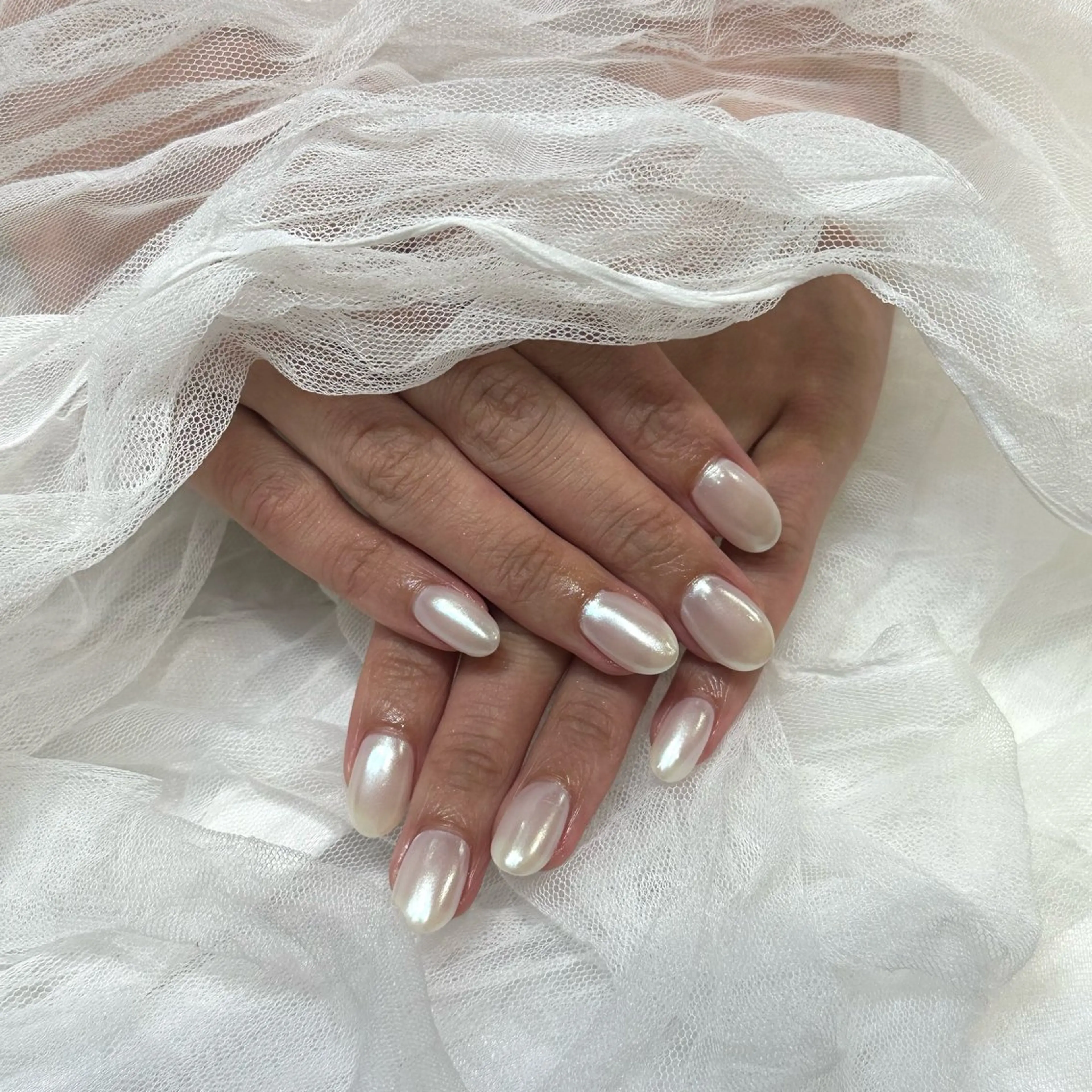 オフありミラーorオーロラネイル🪞(ワンカラー)(パラジェル)の写真