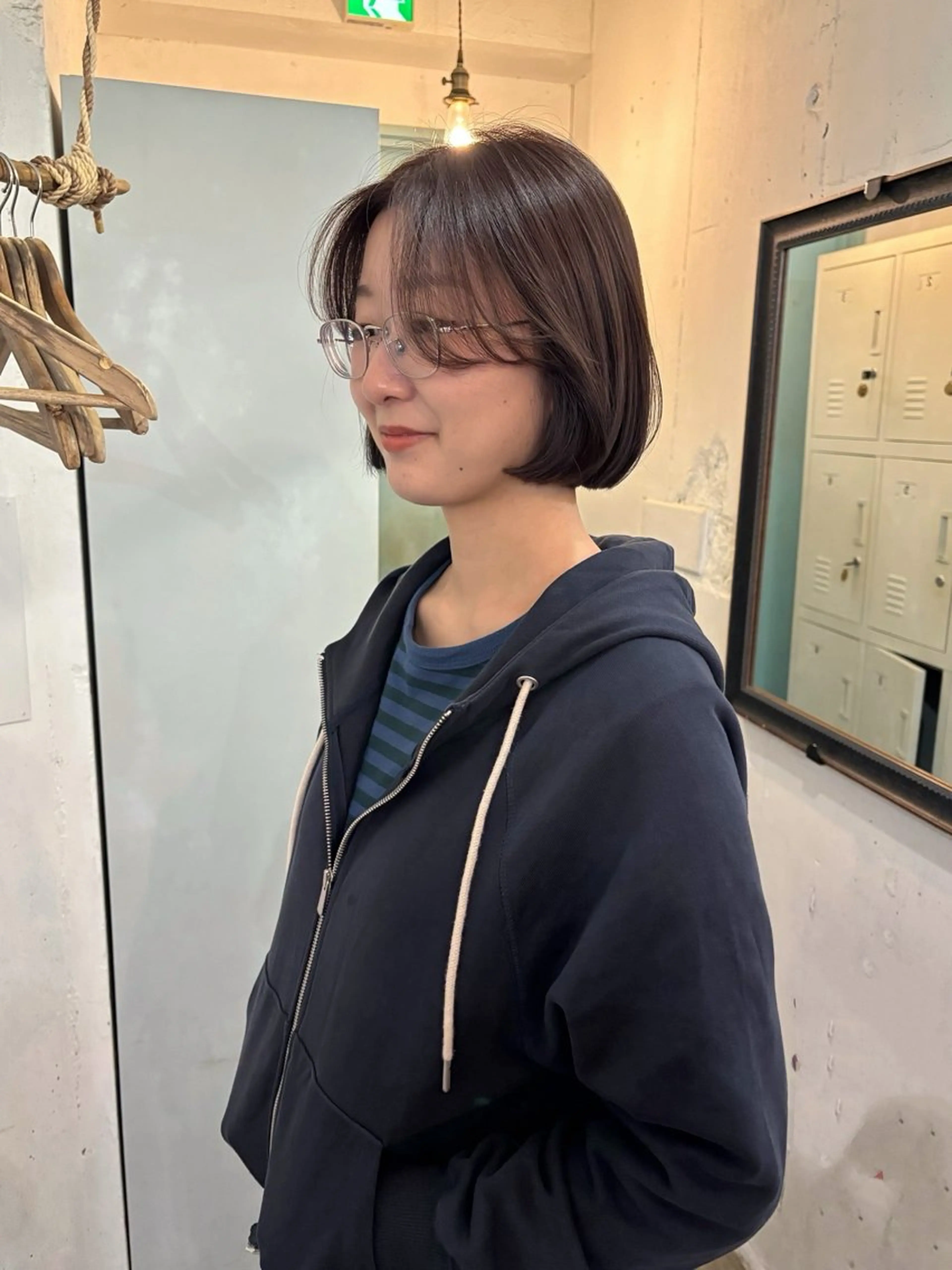 ショート AWESOME所属・うる艶ストレート/ 縮毛矯正 Manaのヘアスタイル