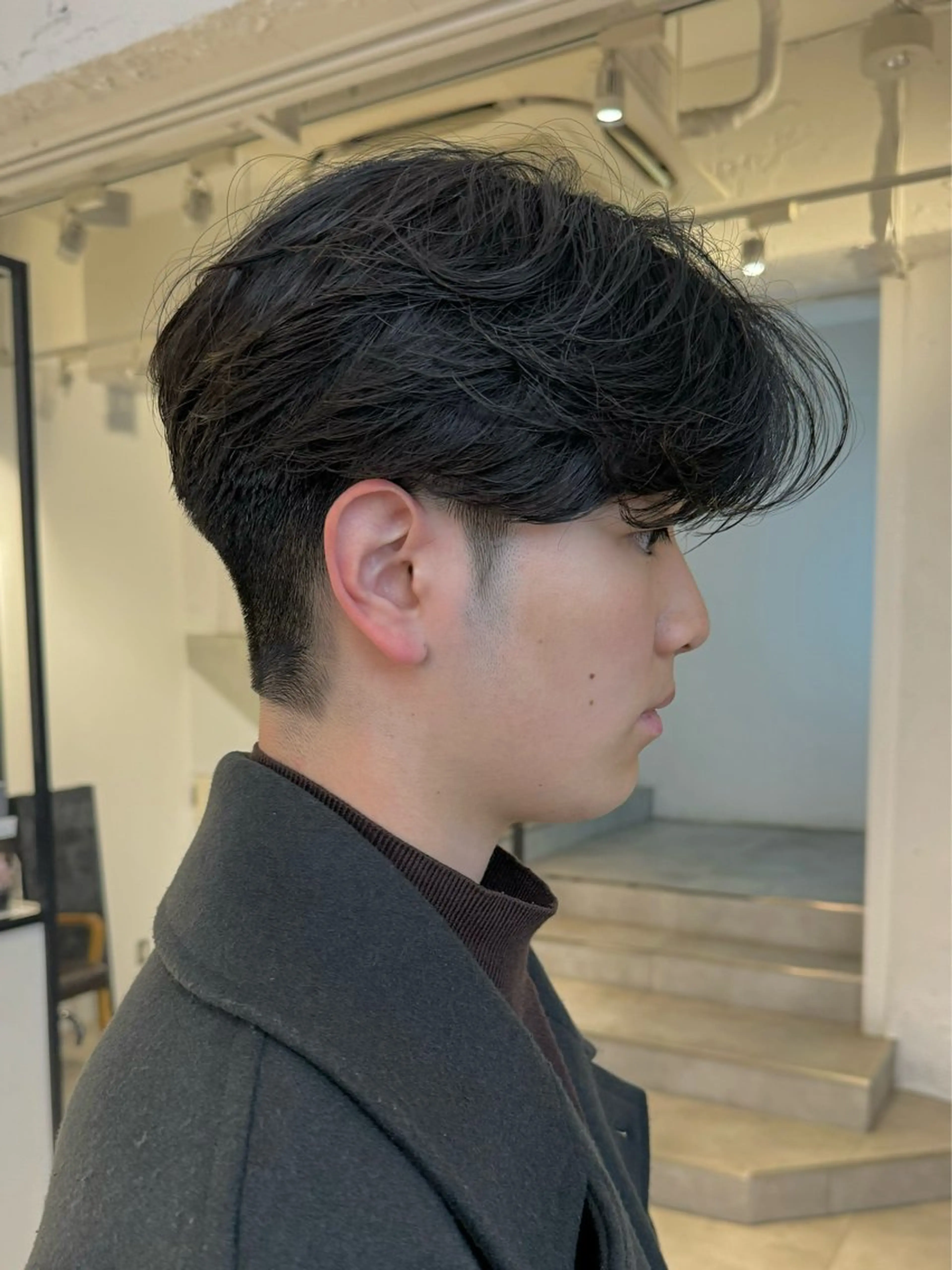 パーマ メンズ カット パーマ 🇰🇷カルマパーマ kaito🇰🇷のヘアスタイル