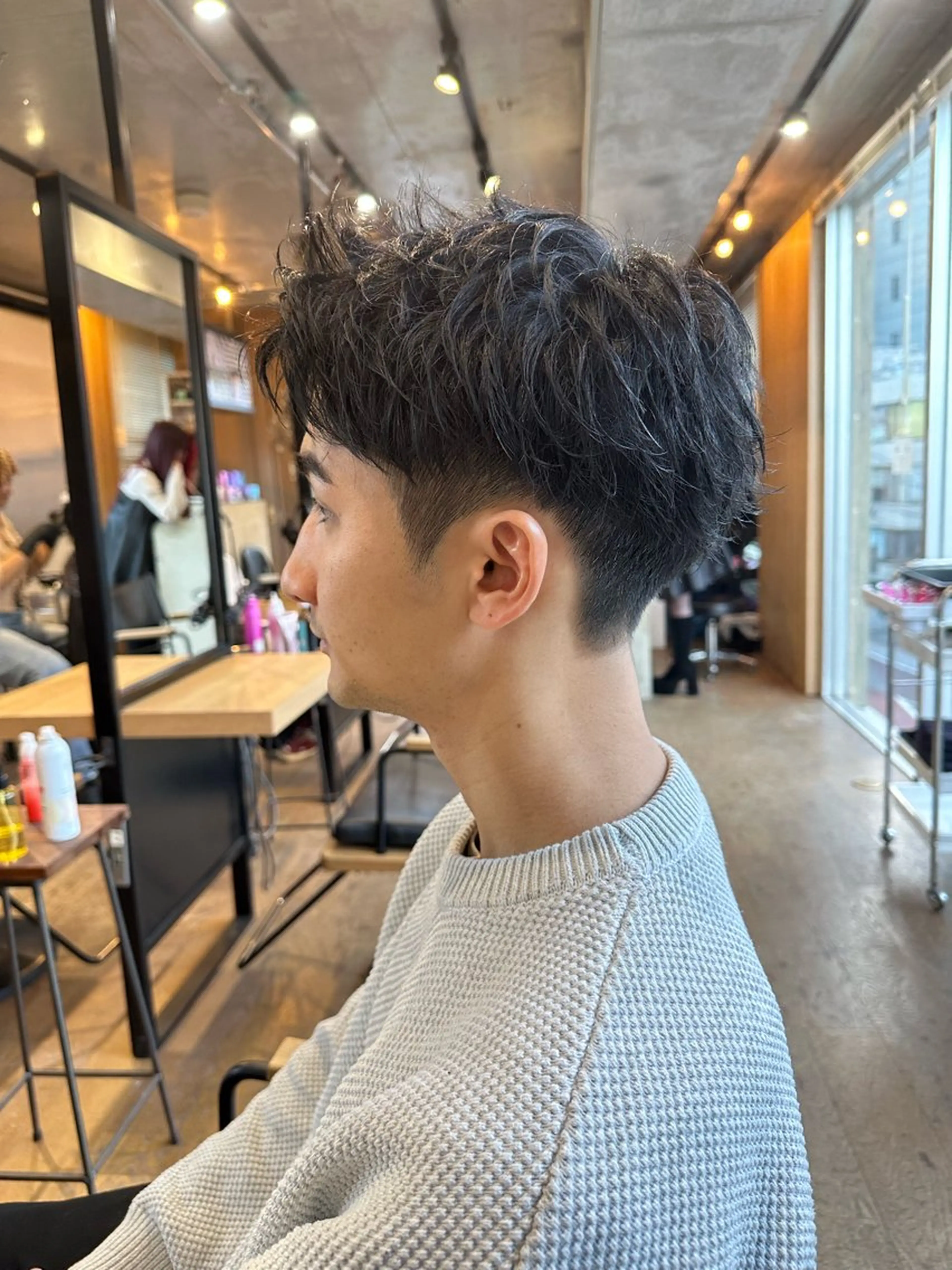 メンズ メンズブリーチ メンズハイトーン メンズインナーカラー メンズ韓国風 メンズウルフカット fullbloom hair&spa所属・DAIKIベージュ 🍂レイヤーカットのヘアスタイル