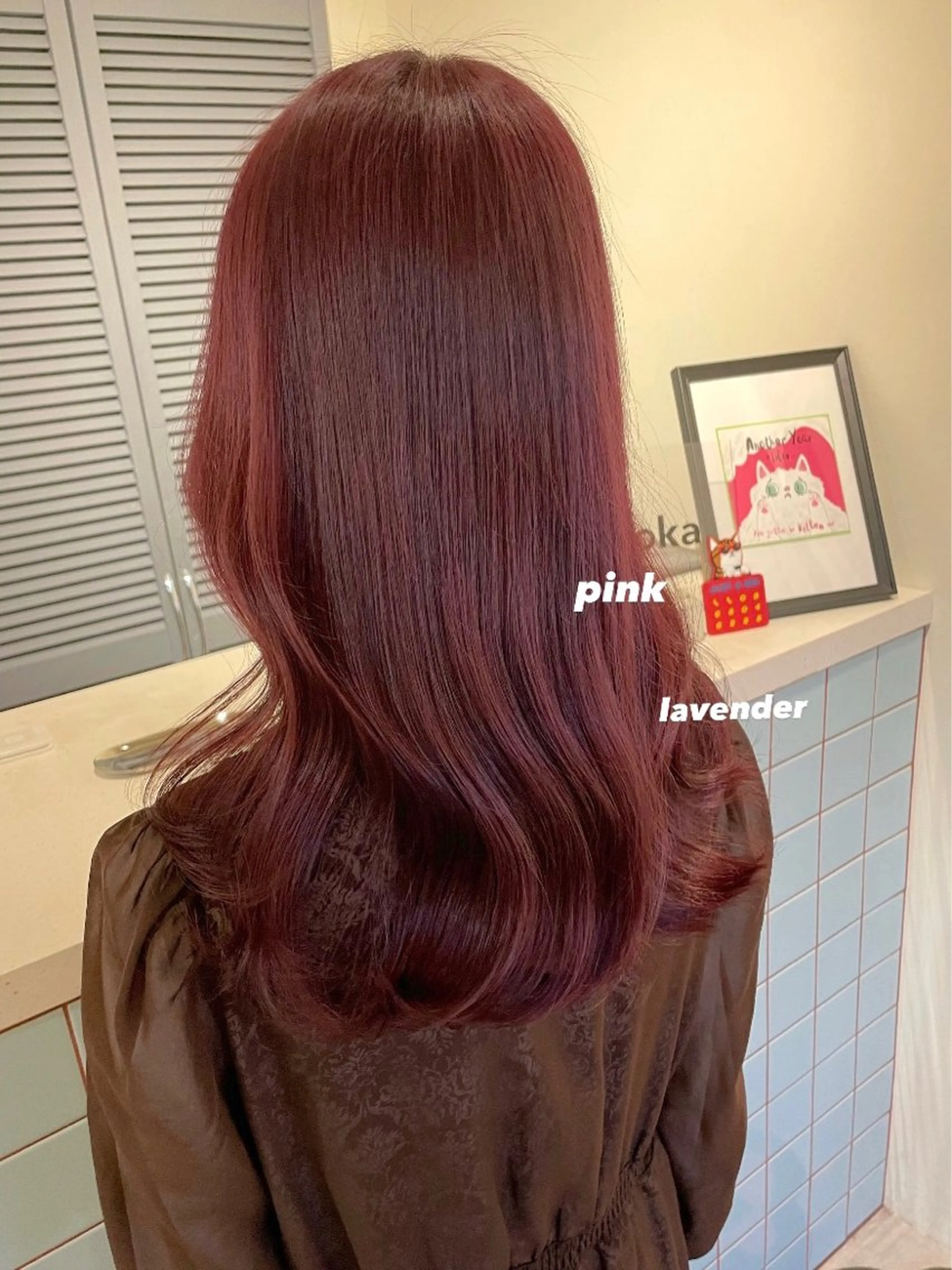 ロング カラー ヘアカラー 若月 あやかのヘアスタイル