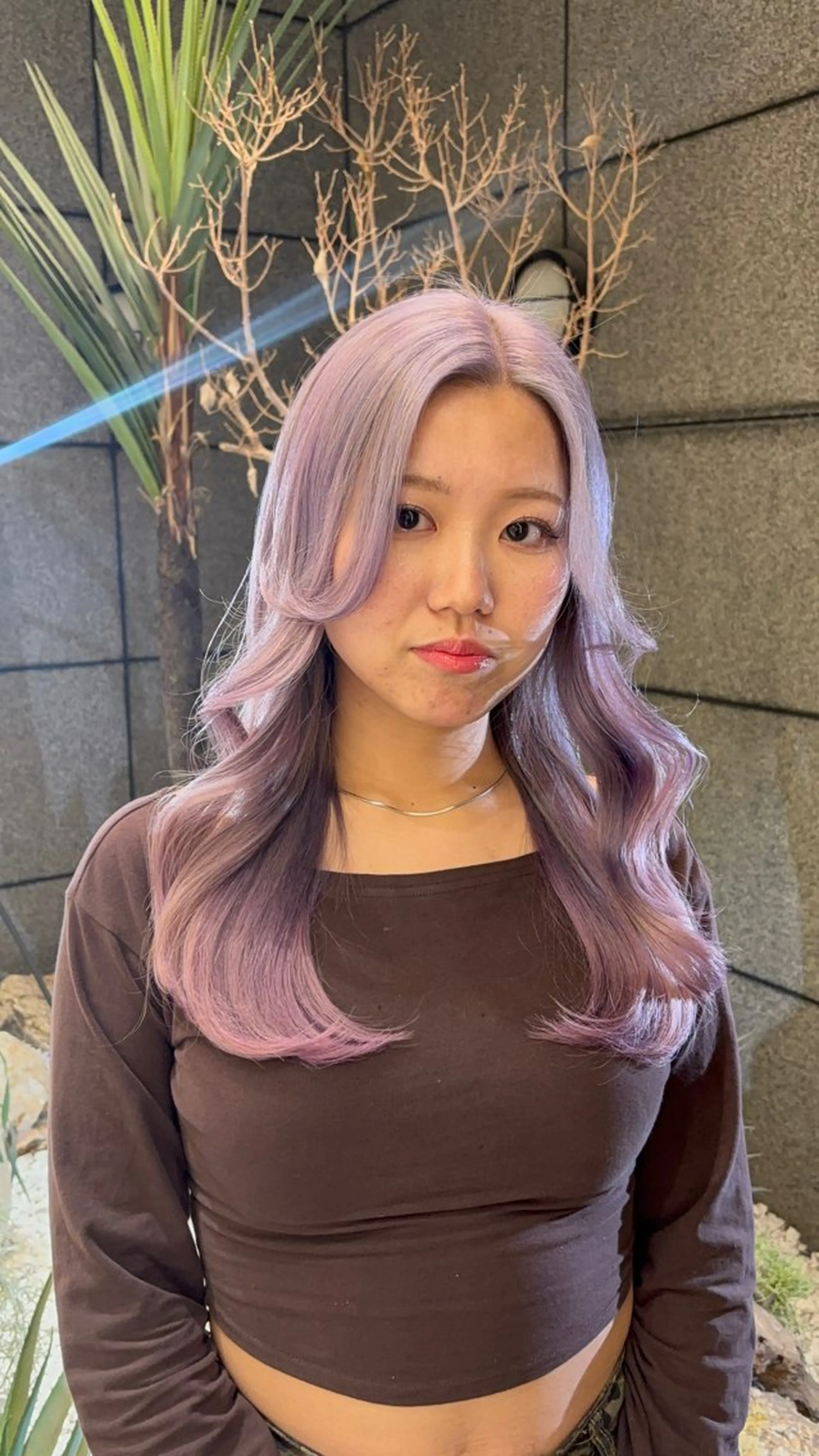 セミロング カラー 🥇メンズパーマ /縮毛矯正/木村神心のヘアスタイル