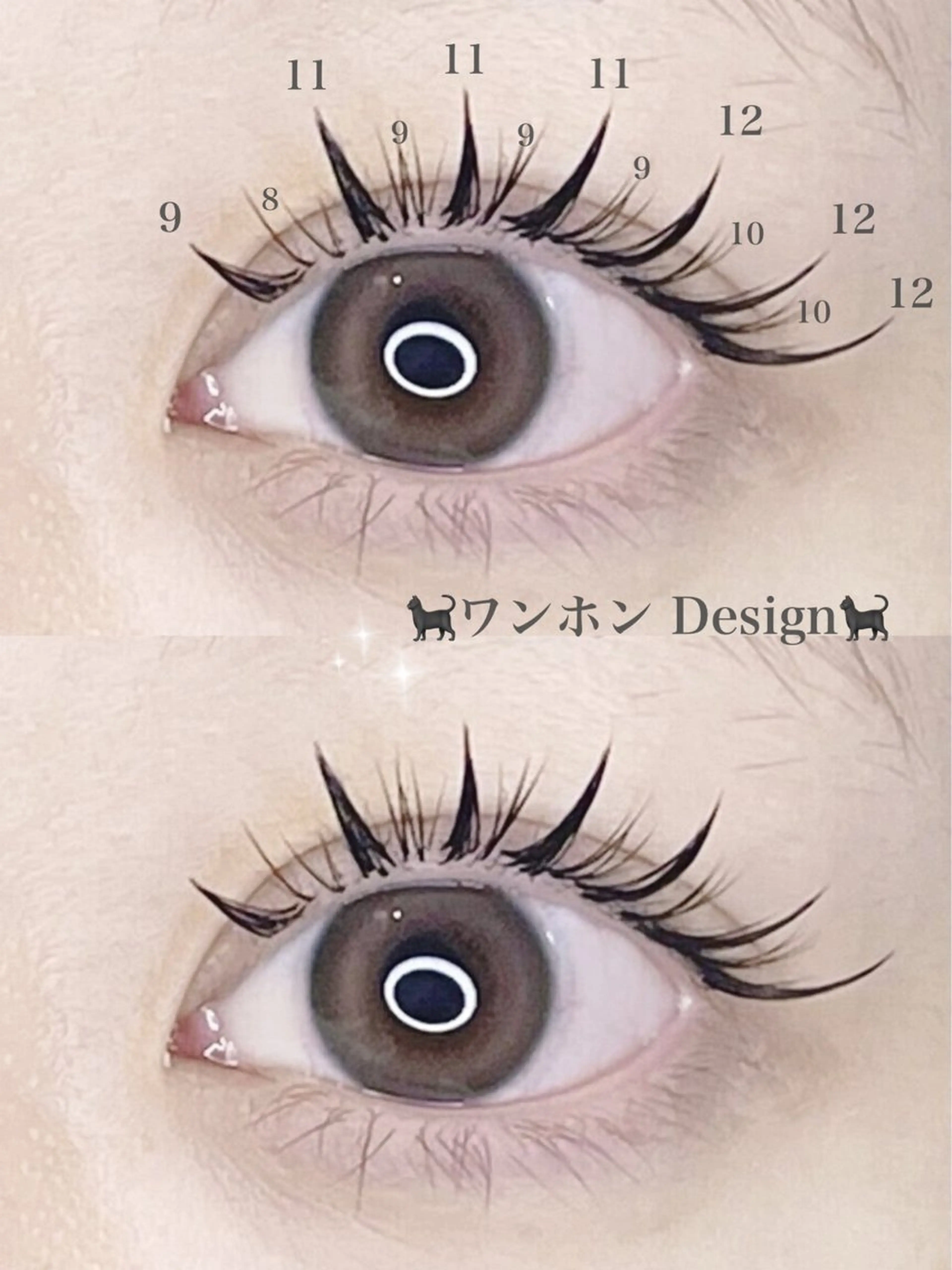 マツエク・マツパ Riel 明石店所属・Riel 明石店のマツエク・マツパデザイン