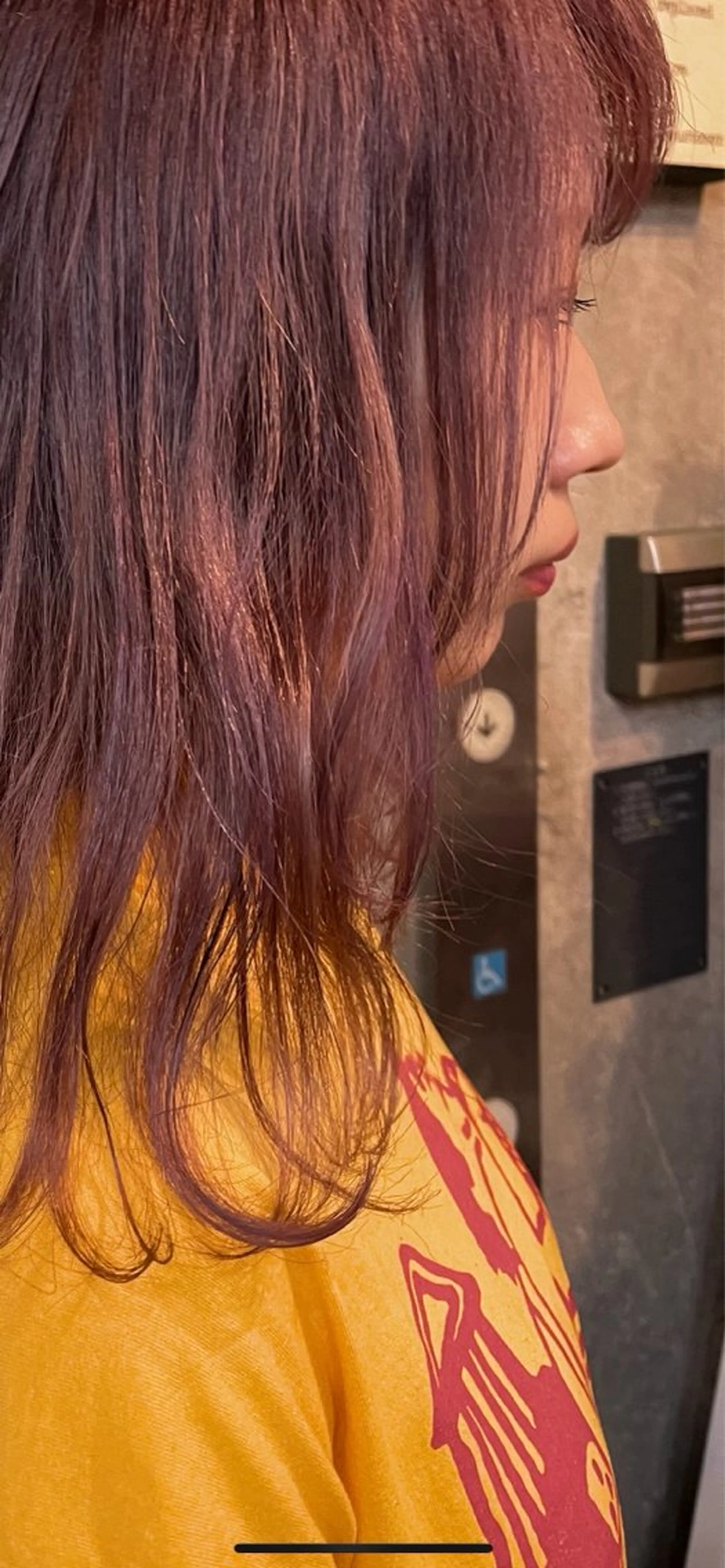 セミロング カラー ブリーチ ラベンダーカラー ラベンダーピンク ピンクカラー ヘアカラー ドアベルヘアリビング所属・加藤志保 🎗️🫧モデル募集のヘアスタイル