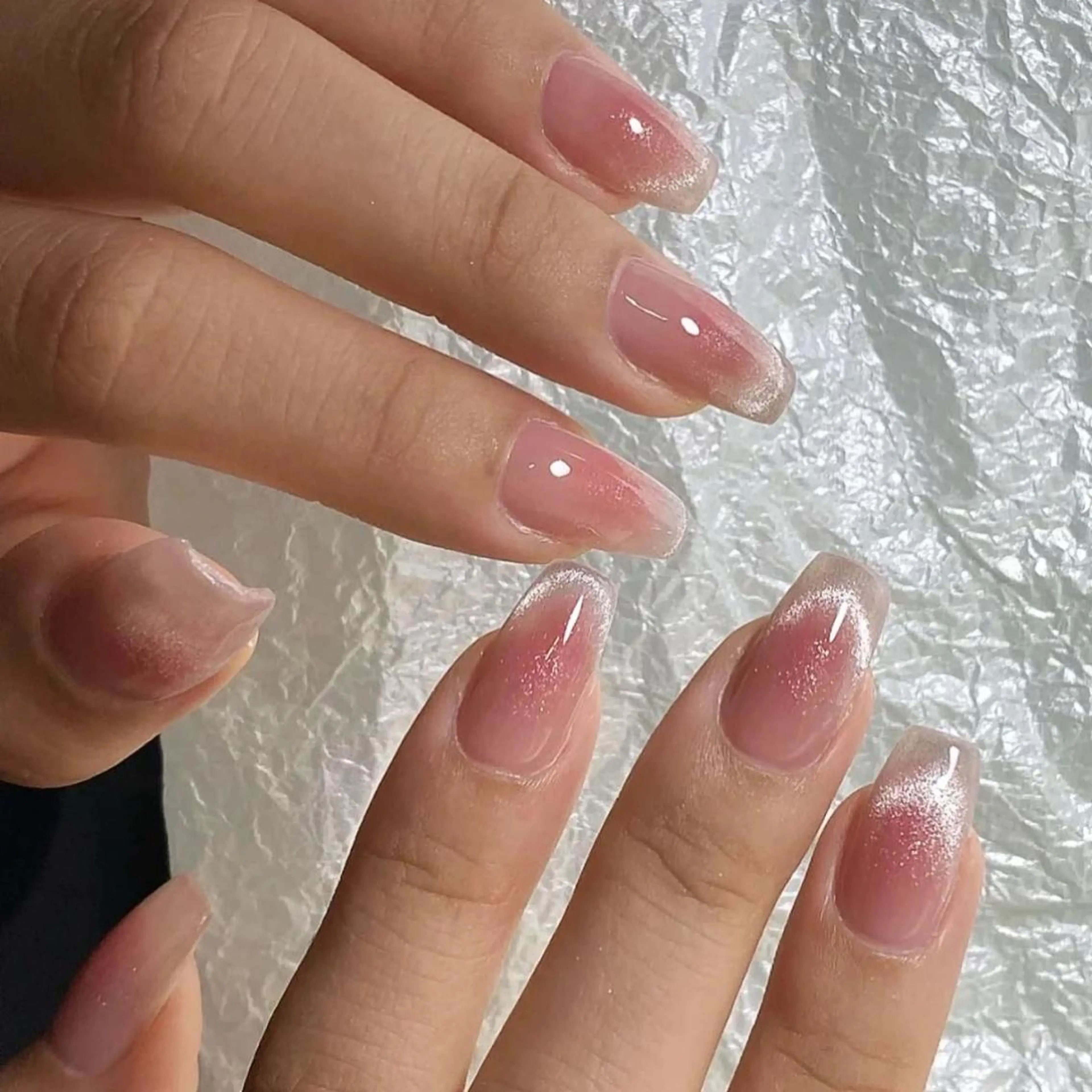 ネイル アートネイル 長さ出し ネイルチップ Queens momoのネイルデザイン