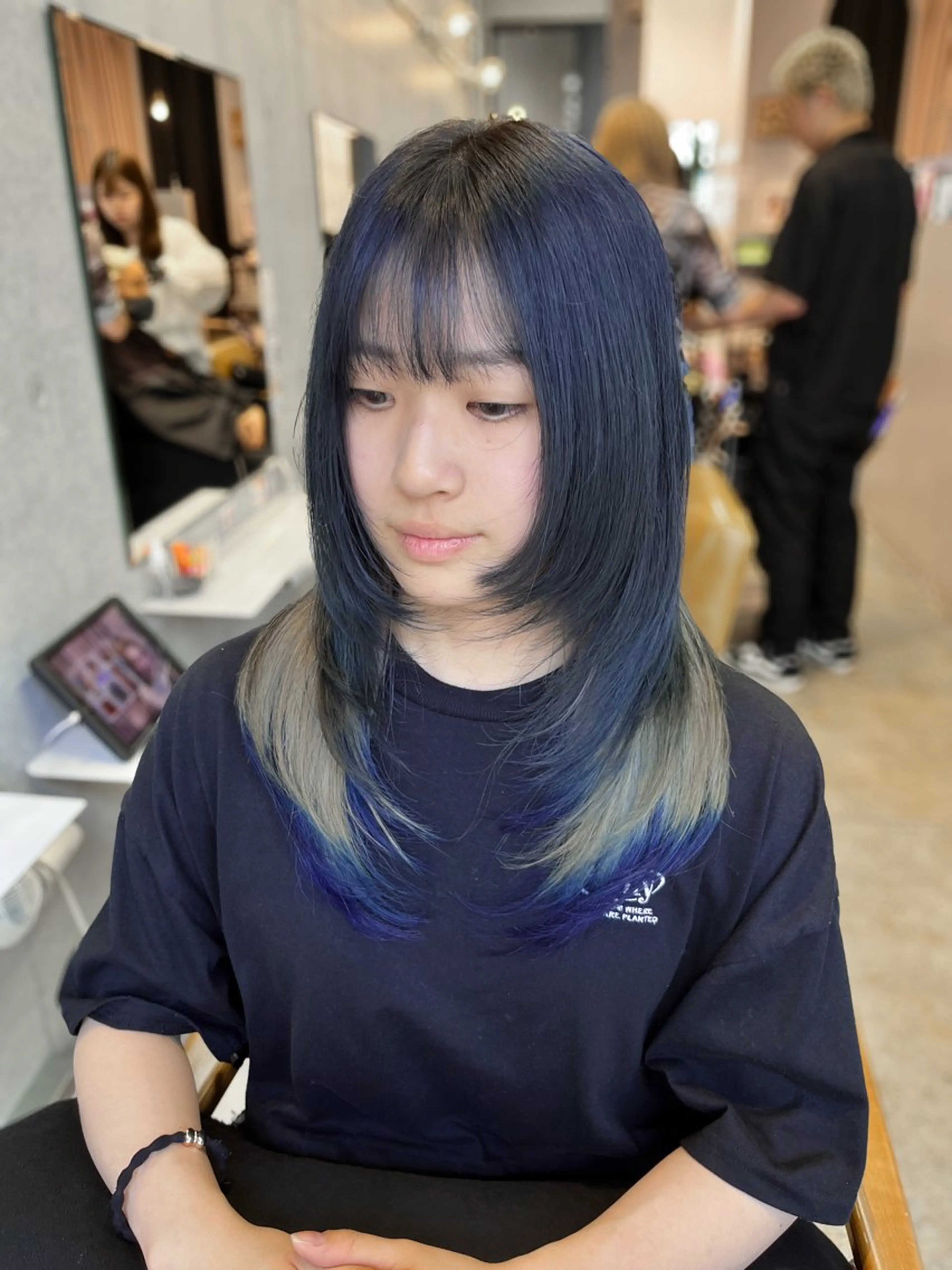 ロング カラー カット ヘアカラー ルーツカラー/ デザインカラー/井川のヘアスタイル