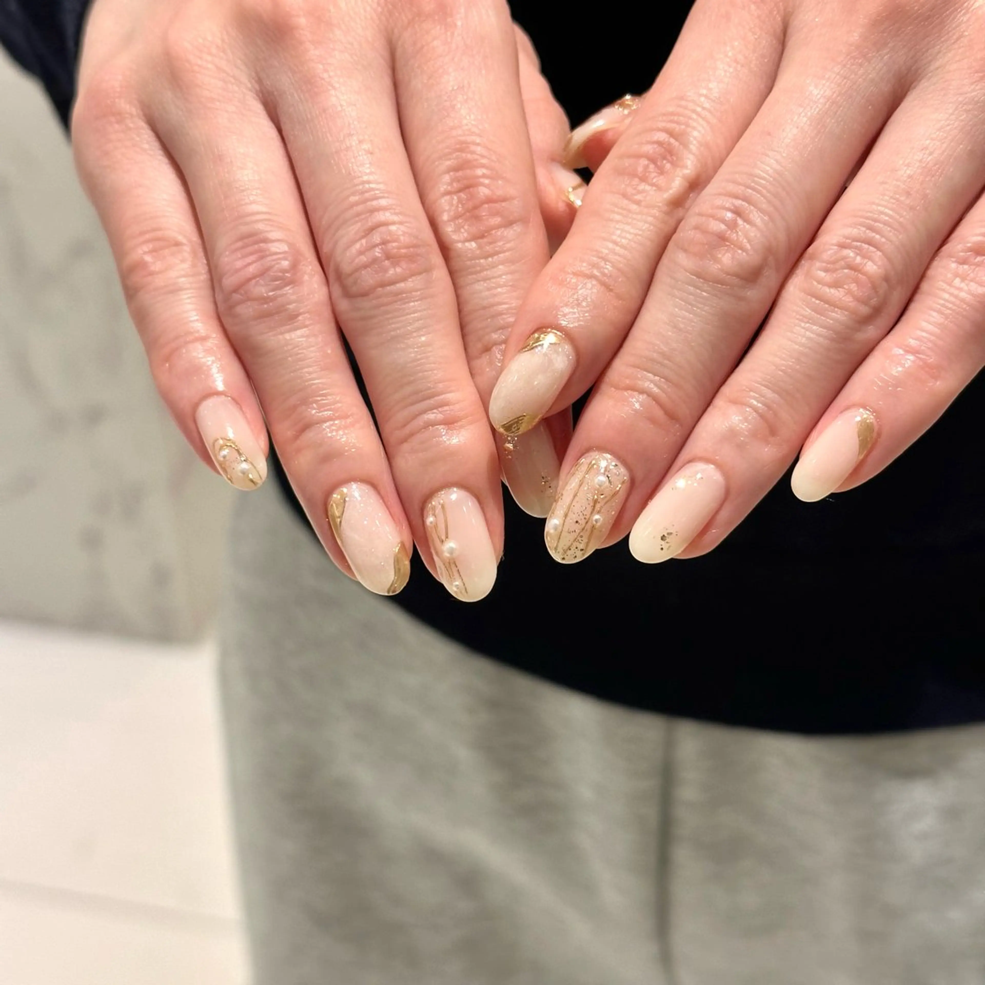 ネイル ブライダルネイル ハンドネイル Nail AVANCE. あべのルシアス店所属・NailAVANCE ayumiのネイルデザイン