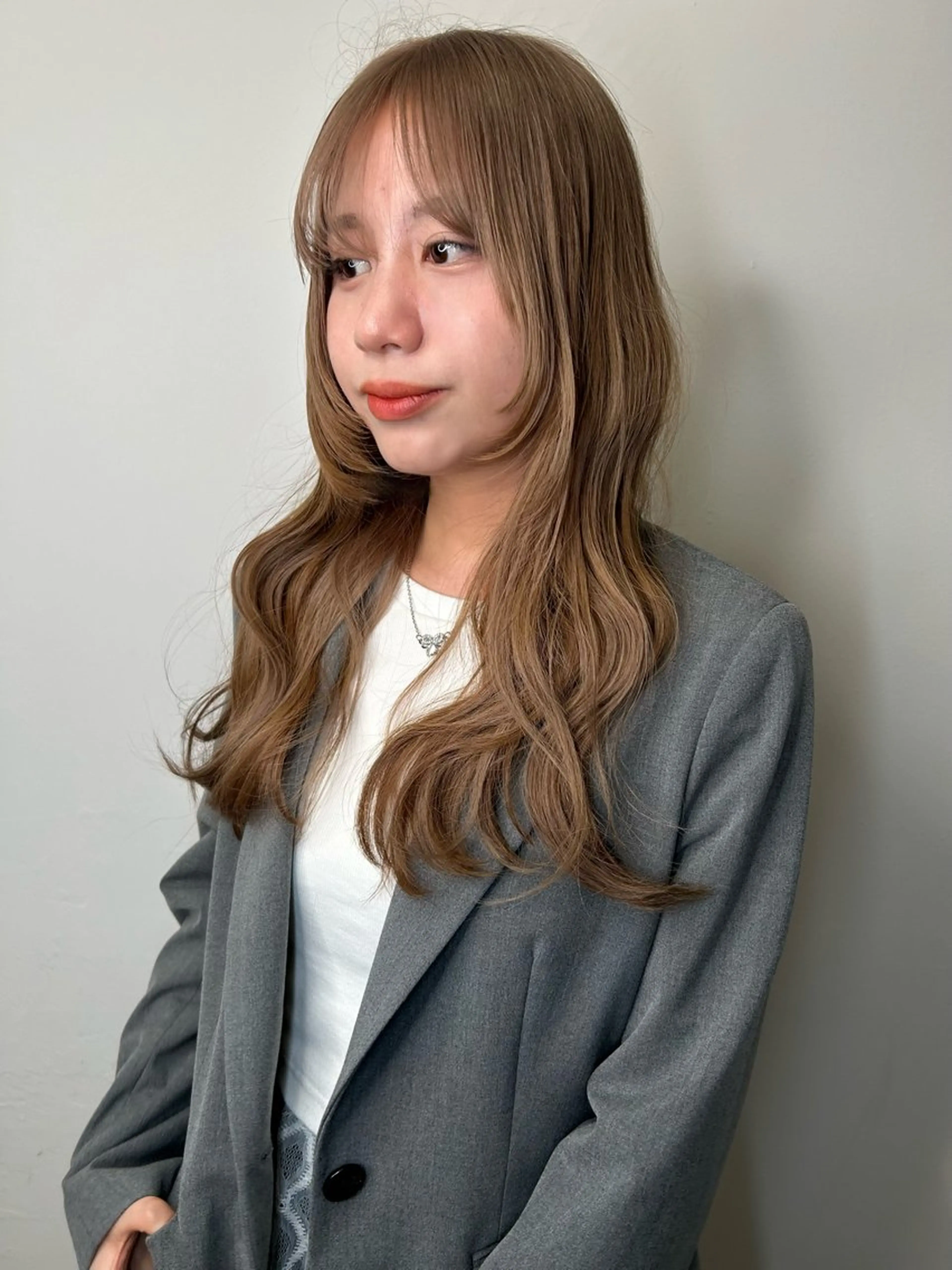 ロング カラー レイヤーカット land所属・透明感カラー/レイヤ ー🌙Honokaのヘアスタイル