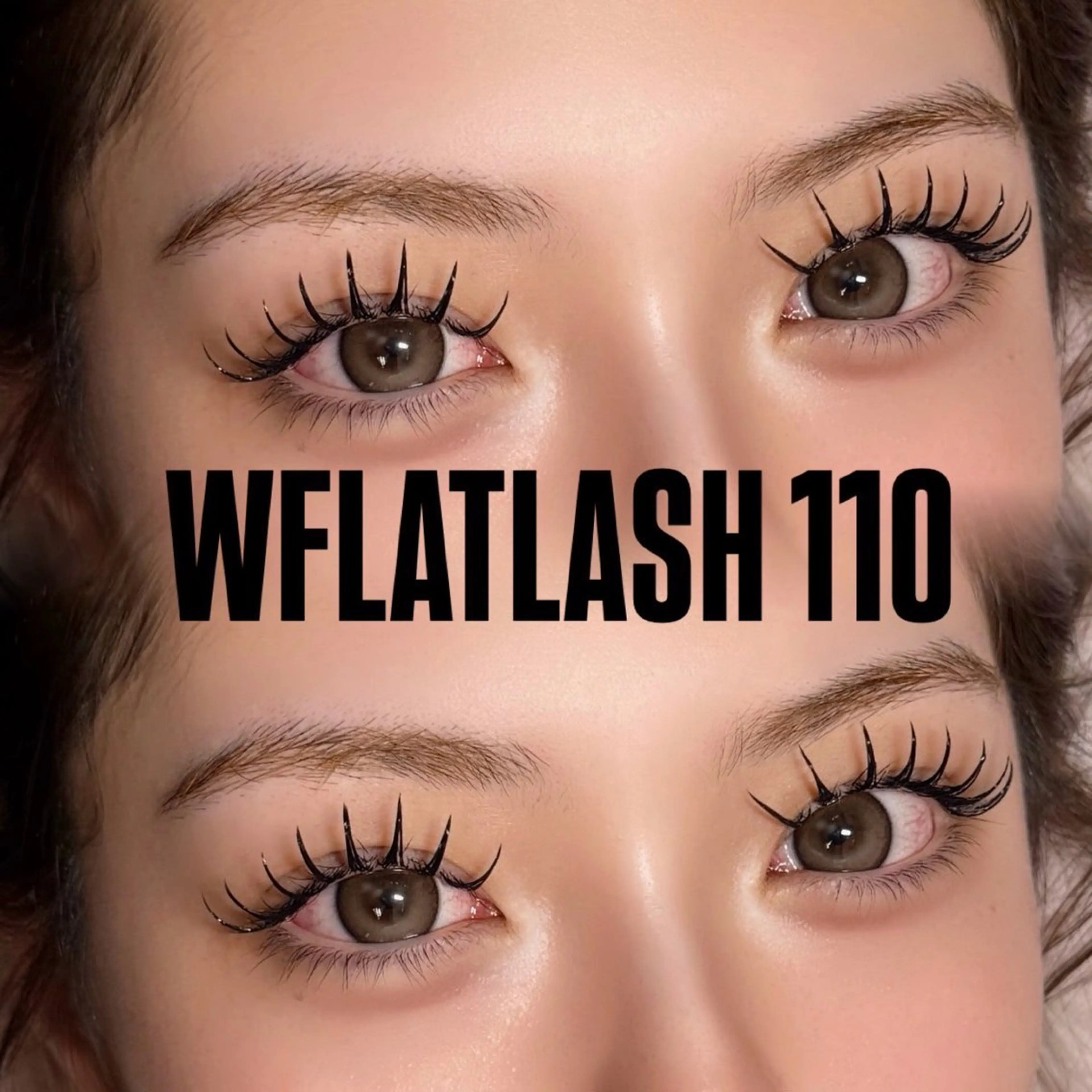 【初回LINE追加後】ダブルフラットラッシュ110束🖤¥9400→¥7900の写真